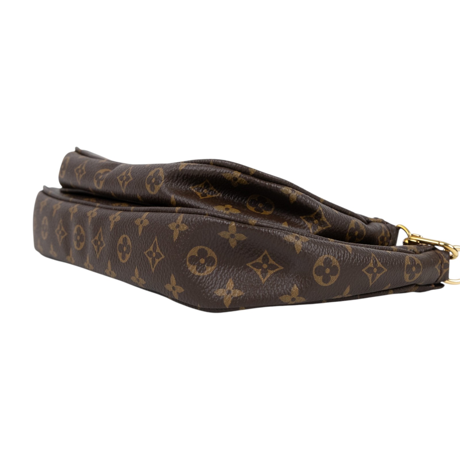 路易威登 LOUIS VUITTON Multi Pochette Accessoires 淺粉 三合一 肩背 方包 M44840  防塵袋/背帶/鍊帶/零錢袋