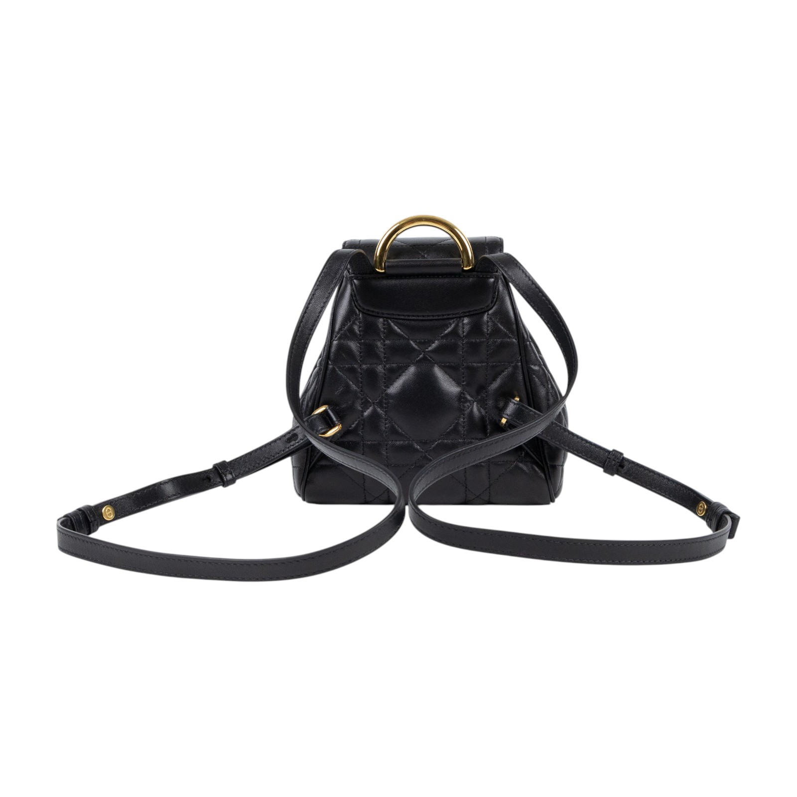 迪奧 CHRISTIAN DIOR Caro 小型 後背包 M6302UNOZ 黑CARO小型後背包 防塵袋/原廠盒子
