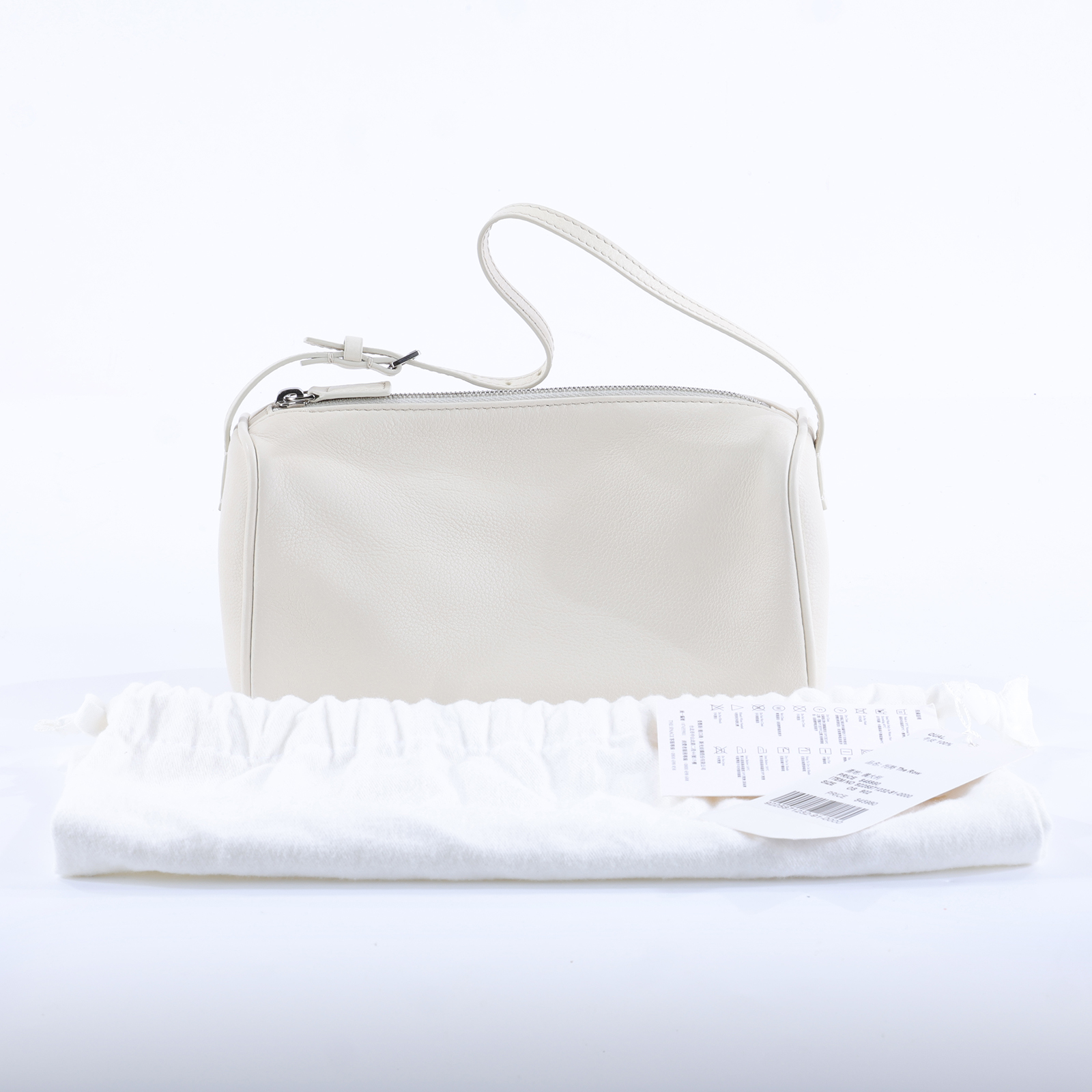 安靜奢華主義 THE ROW 90s Bag 手提包 Ivory W1281L97IVPD 白 MINI 90S BAG 防塵袋