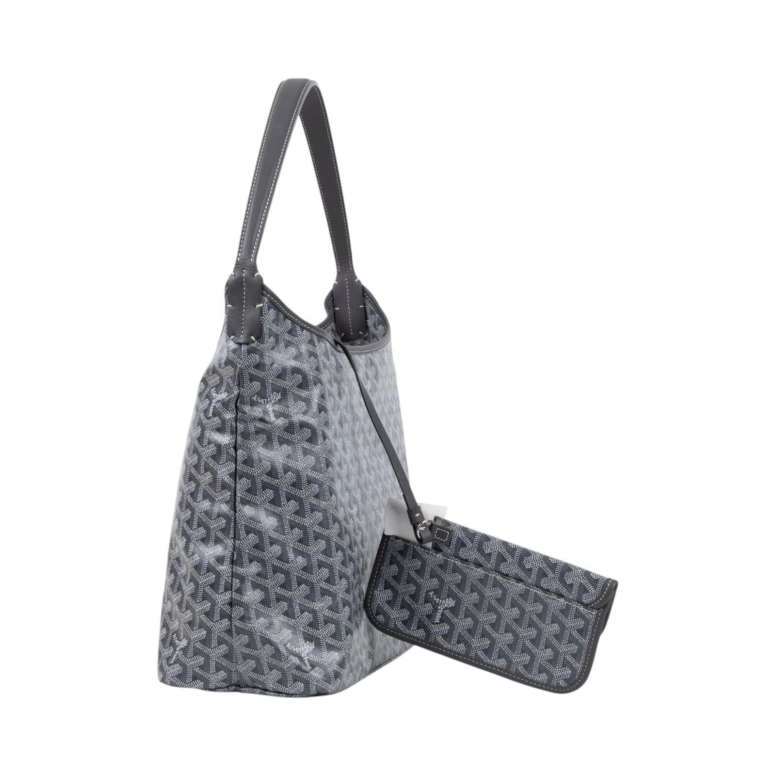 高雅德 GOYARD Bohème Hobo Bag PM 托特包 BOHEMEPMLTY 灰HOBO PM 防塵袋/購買證明/內袋