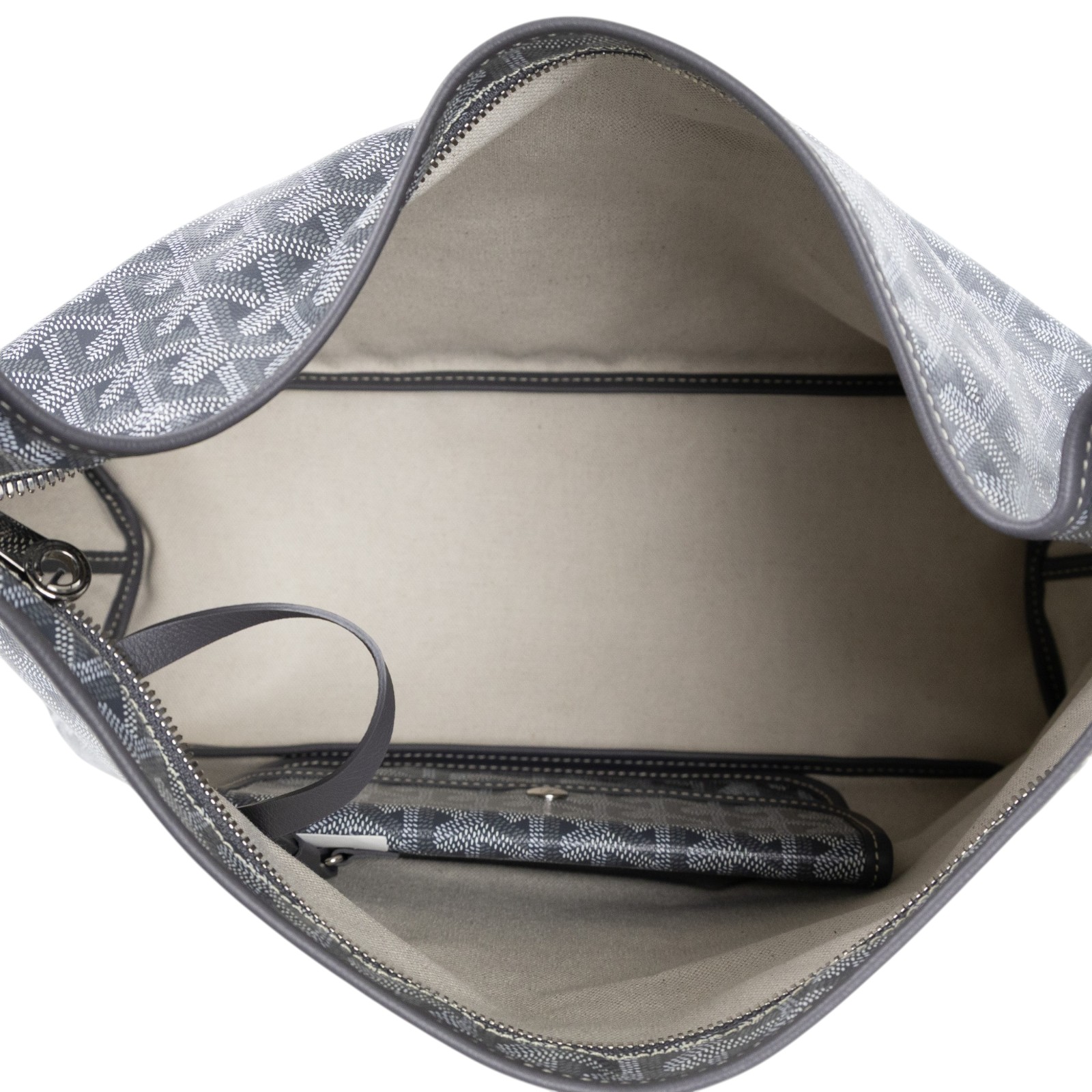 高雅德 GOYARD Bohème Hobo Bag PM 托特包 BOHEMEPMLTY 灰HOBO PM 防塵袋/購買證明/內袋