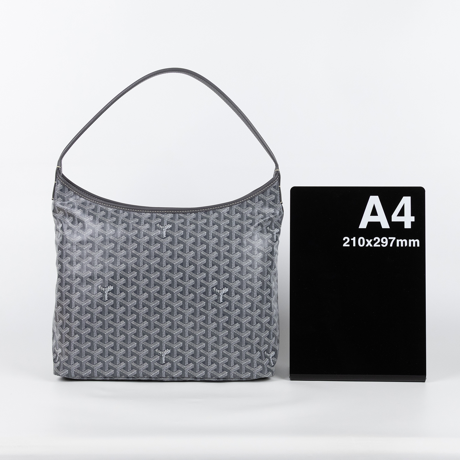 高雅德 GOYARD Bohème Hobo Bag PM 托特包 BOHEMEPMLTY 灰HOBO PM 防塵袋/購買證明/內袋