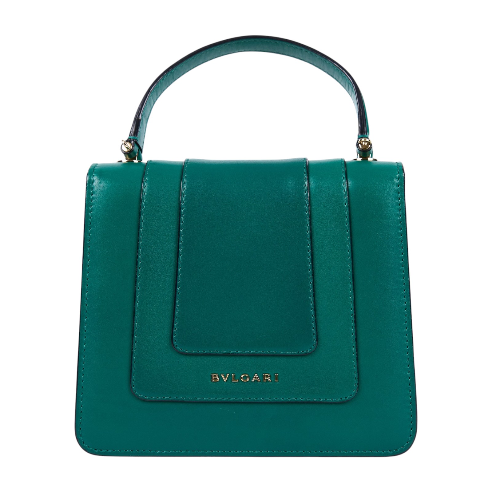 寶格麗 BVLGARI Serpenti Forever 手提包 小型 綠色 290569 綠蛇頭包 防塵袋/背帶