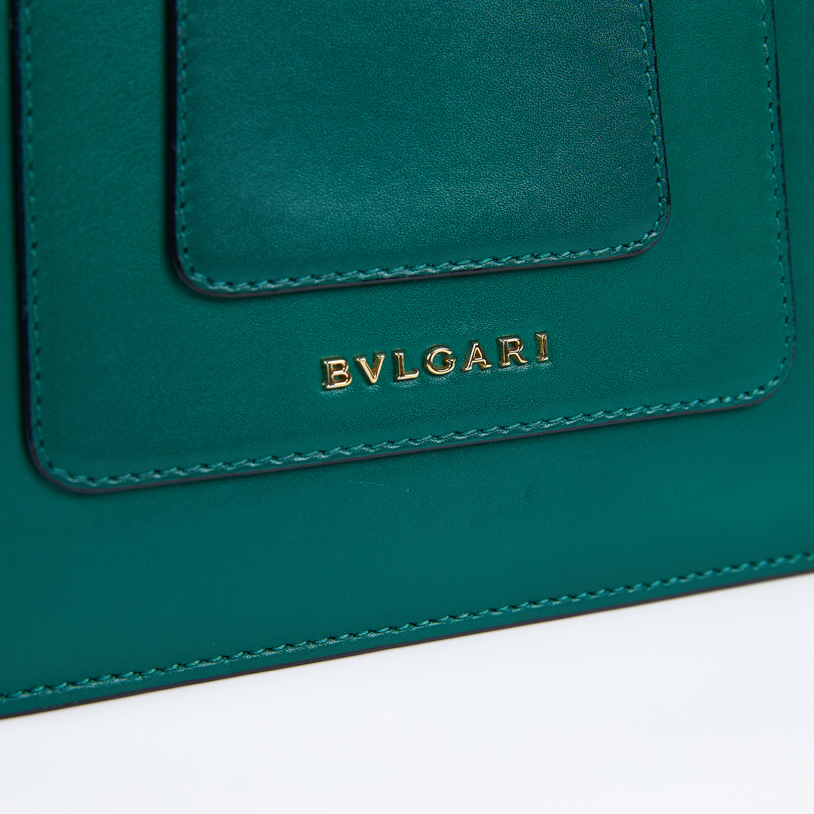 寶格麗 BVLGARI Serpenti Forever 手提包 小型 綠色 290569 綠蛇頭包 防塵袋/背帶