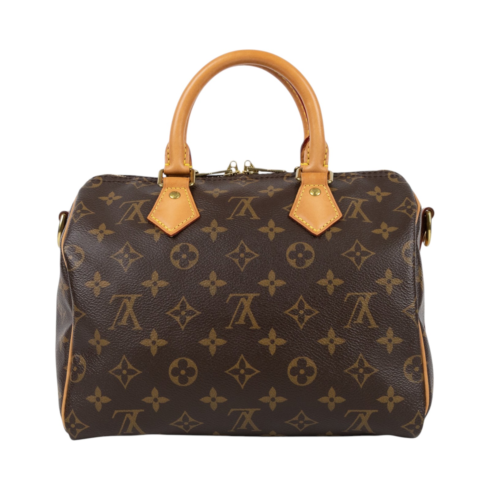路易威登 LOUIS VUITTON Speedy Bandoulière  25 經典帆布 手提 斜背 波士頓包 M41113  防塵袋/背帶/鎖組