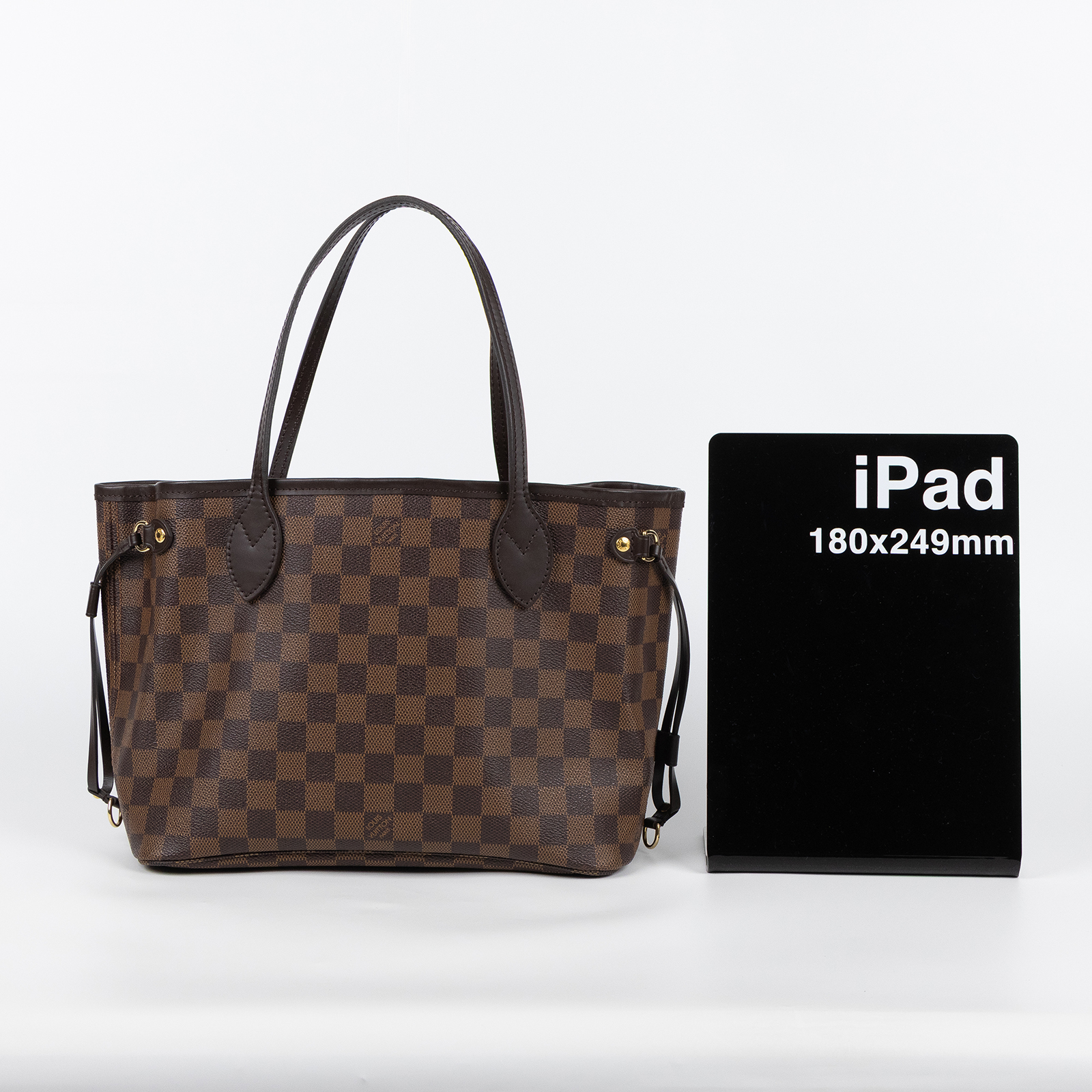 路易威登 LOUIS VUITTON 棕棋盤 Neverfull PM 托特包 N41359 棋盤Neverfull PM 防塵袋/內袋