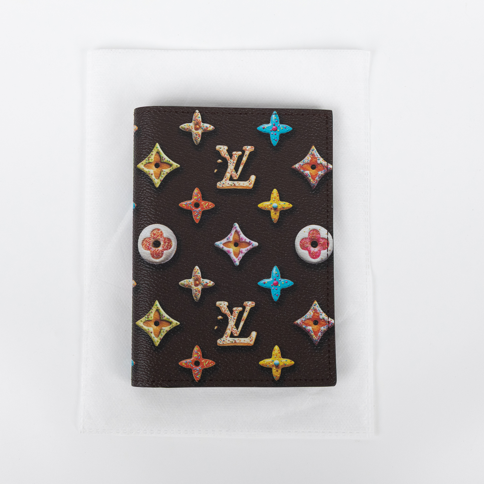 路易威登 LOUIS VUITTON 護照套 卡夾 卡包 M28281 晶片款 原花甜點護照套 無附屬品(晶片消磁)