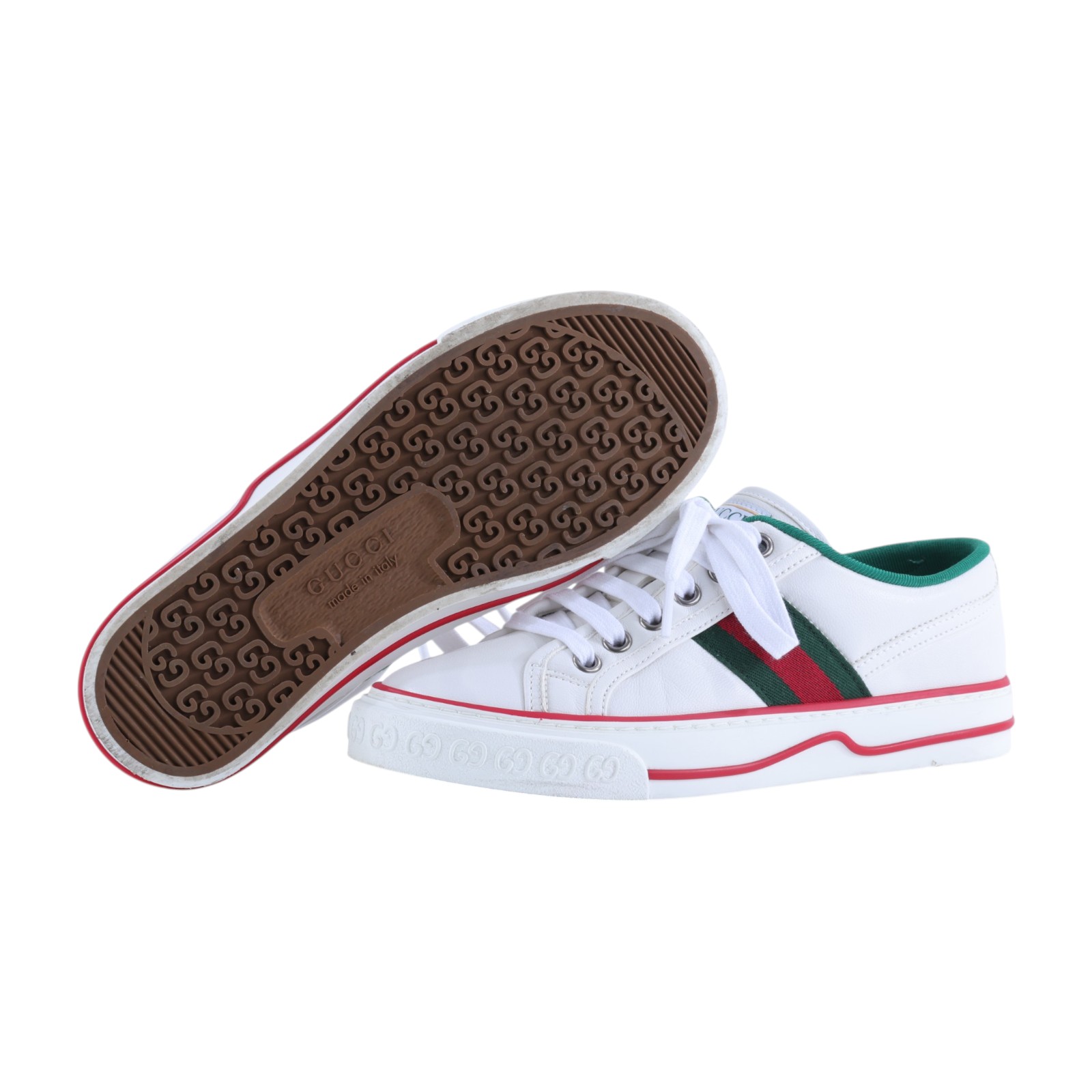 古馳 GUCCI Tennis 1977 休閒鞋 運動鞋 645979 17L10_34 白TENNIS 1977休閒鞋 原廠盒子/防塵袋/鞋帶/購買證明