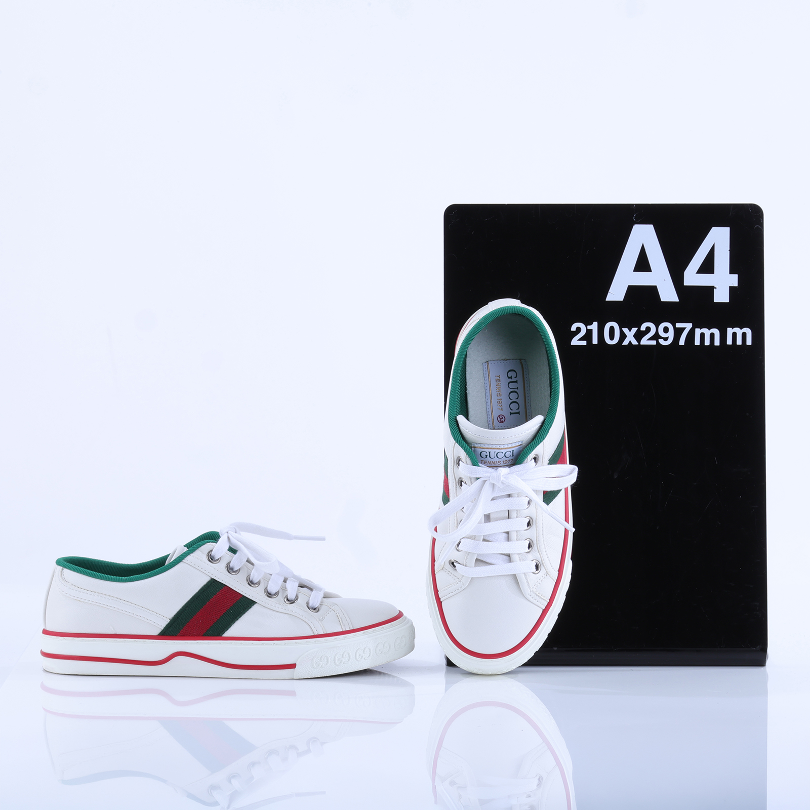 古馳 GUCCI Tennis 1977 休閒鞋 運動鞋 645979 17L10_34 白TENNIS 1977休閒鞋 原廠盒子/防塵袋/鞋帶/購買證明