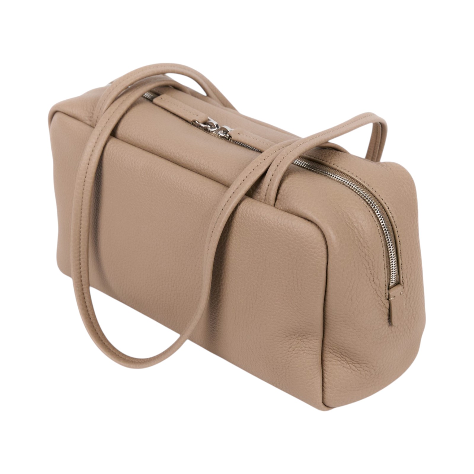 安靜奢華主義 THE ROW Astra 皮革手提保齡球包 Astra Bag W2164L129 DARK TAUPE MINI ASTRA 無附屬品