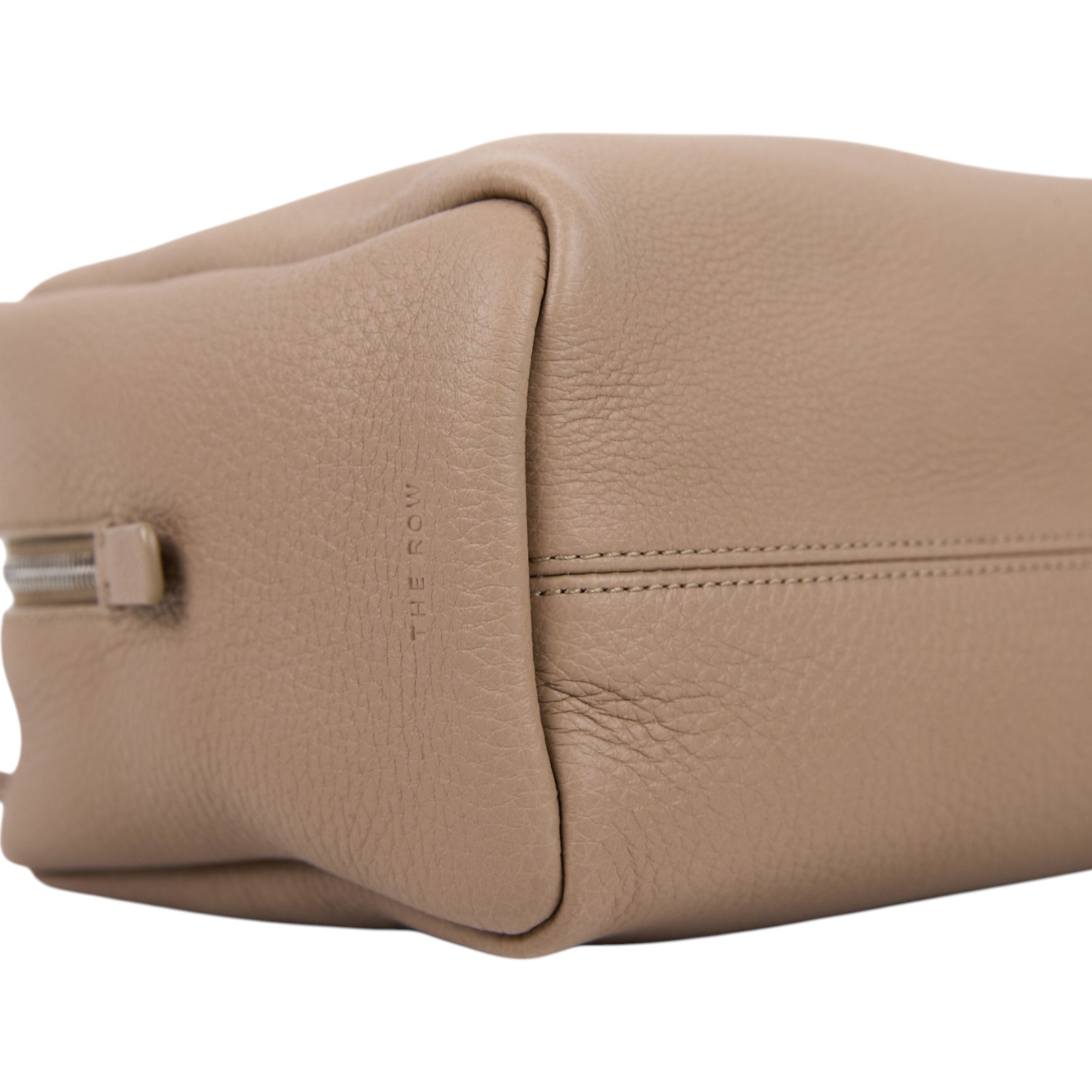 安靜奢華主義 THE ROW Astra 皮革手提保齡球包 Astra Bag W2164L129 DARK TAUPE MINI ASTRA 無附屬品