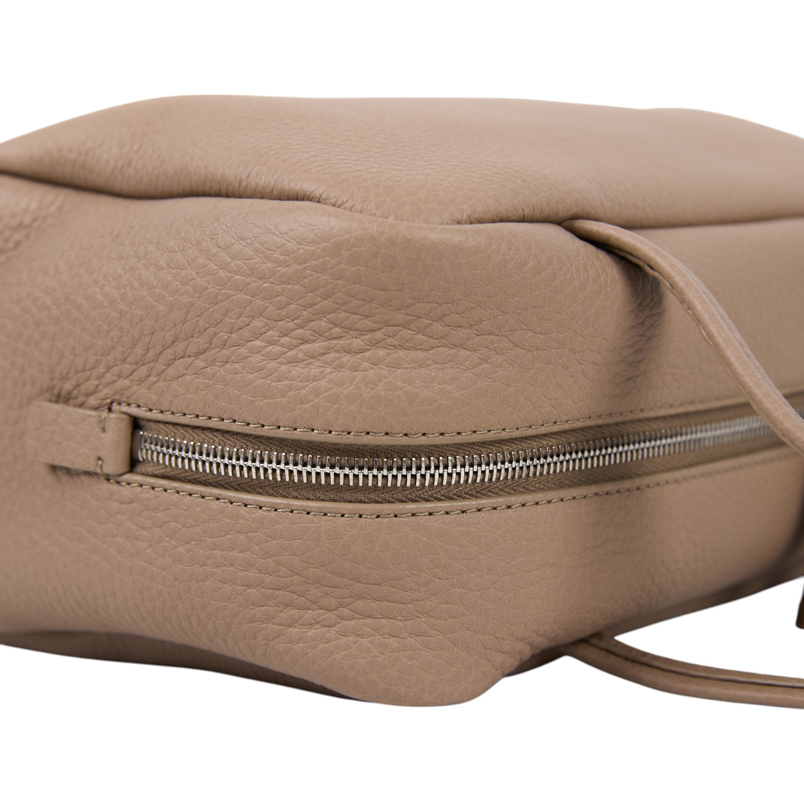 安靜奢華主義 THE ROW Astra 皮革手提保齡球包 Astra Bag W2164L129 DARK TAUPE MINI ASTRA 無附屬品