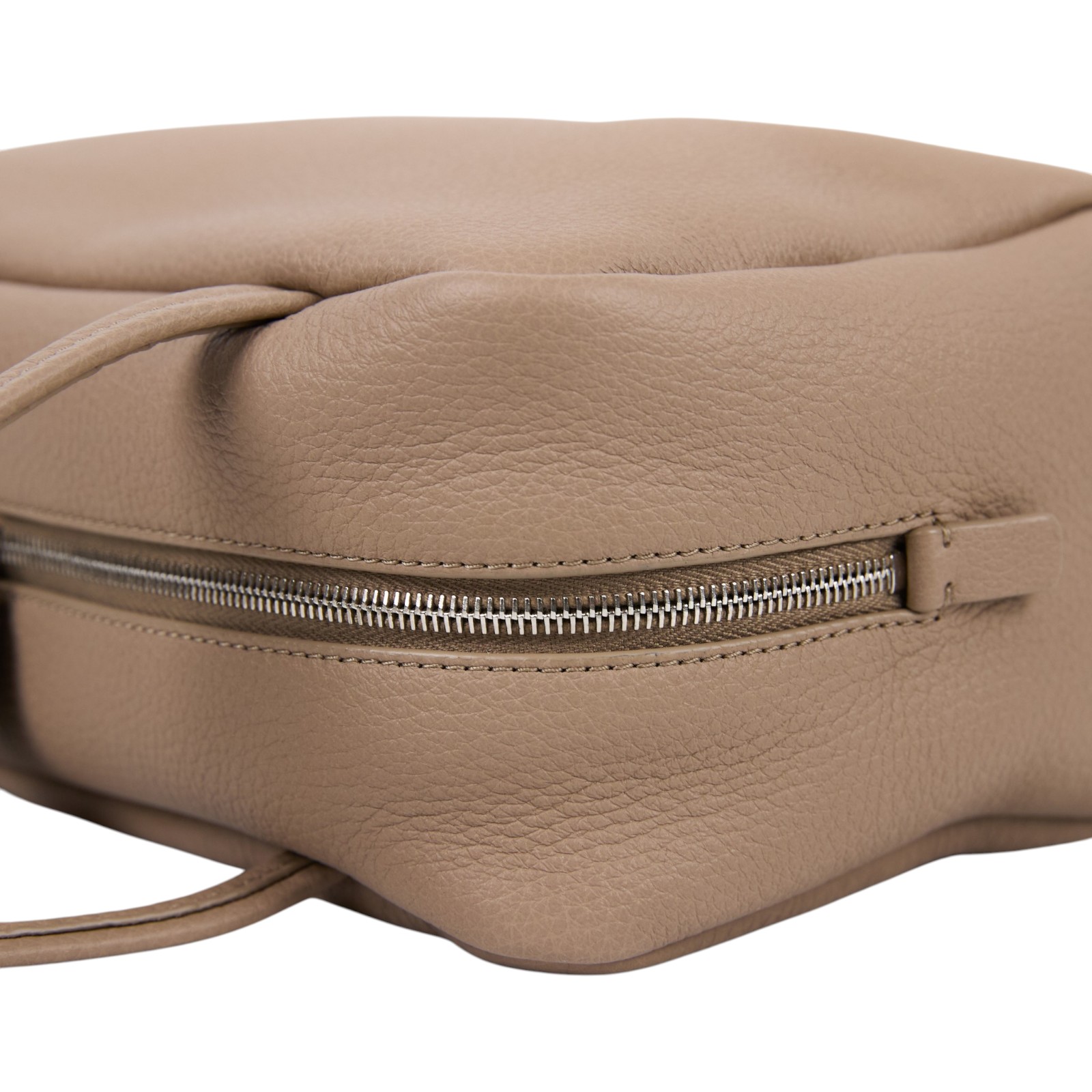 安靜奢華主義 THE ROW Astra 皮革手提保齡球包 Astra Bag W2164L129 DARK TAUPE MINI ASTRA 無附屬品