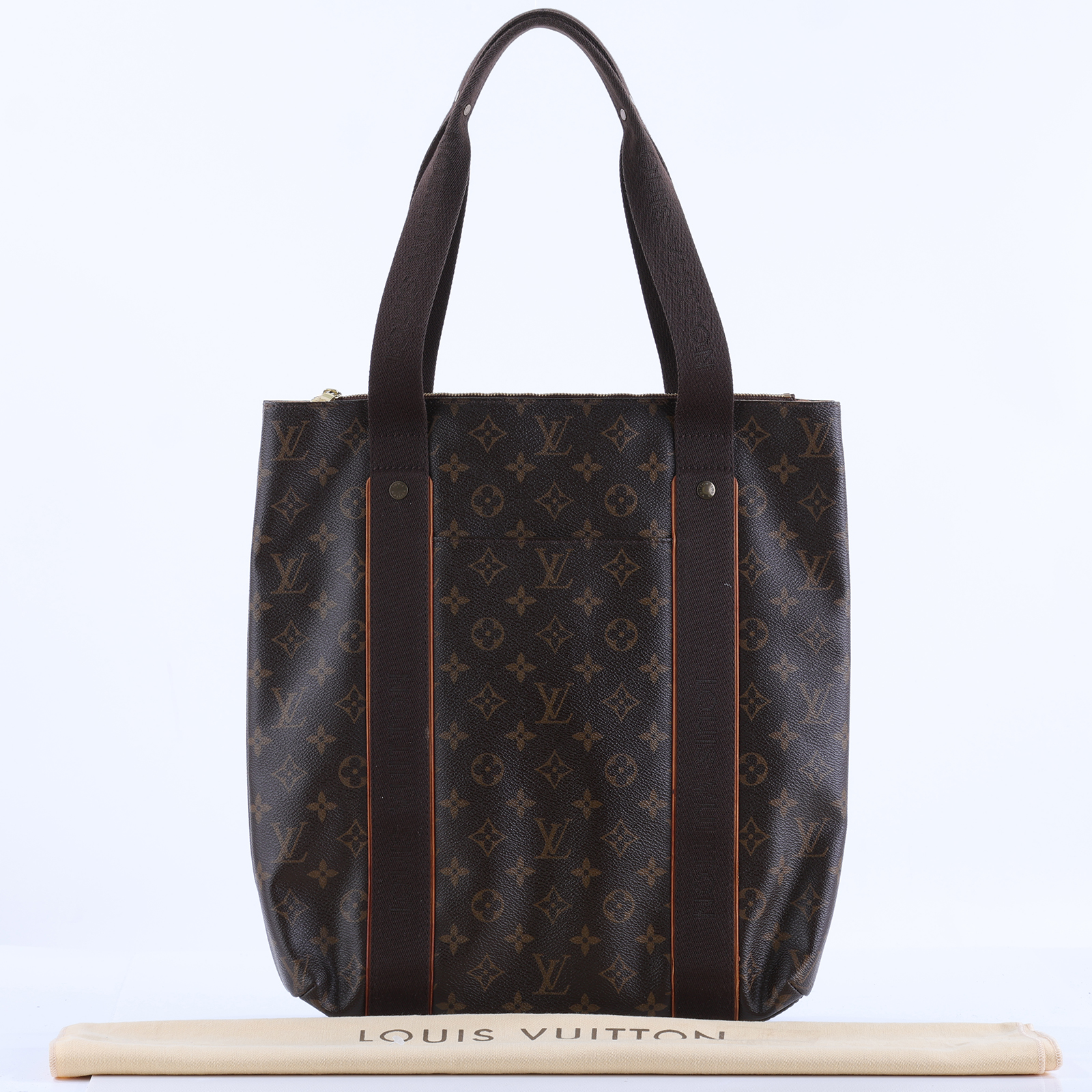 路易威登 LOUIS VUITTON Beaubourg 經典帆布 肩背 手提 托特包 M53013 原花Cabas Beaubourg肩背包 防塵袋
