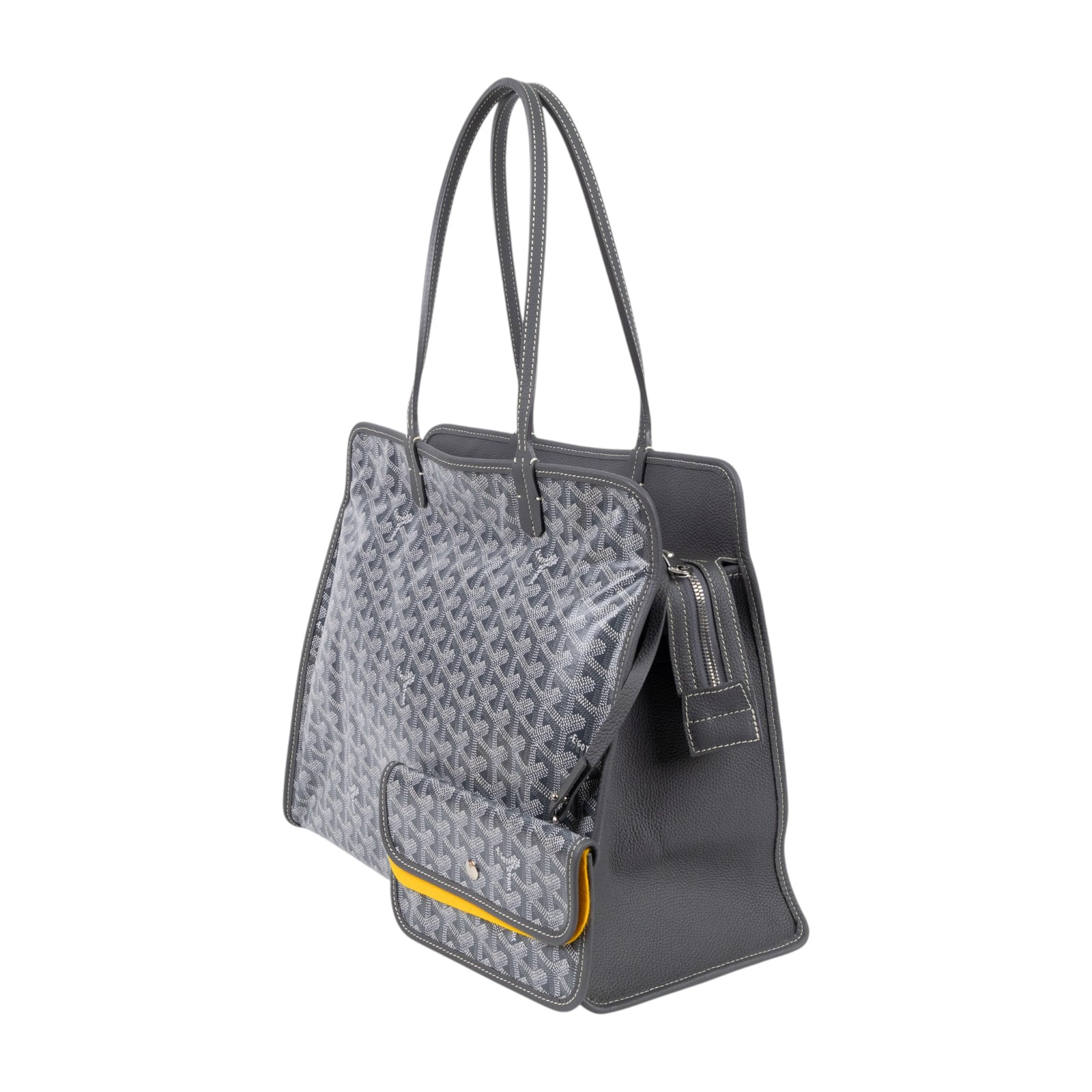 高雅德 GOYARD Sac Hardy PM 手提托特包 HARDY2PMLTY 灰HARDY TOTE 防塵袋/內袋