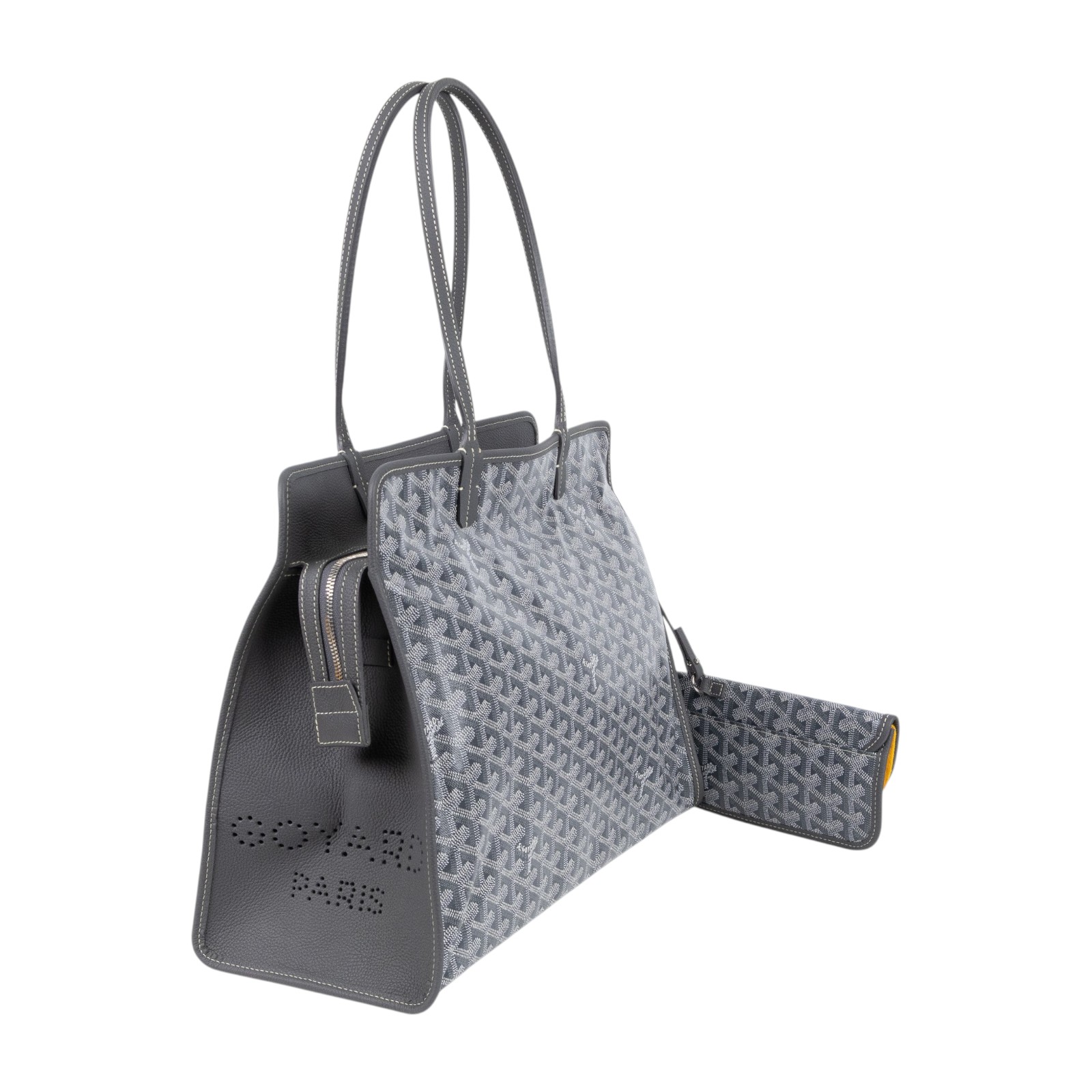 高雅德 GOYARD Sac Hardy PM 手提托特包 HARDY2PMLTY 灰HARDY TOTE 防塵袋/內袋
