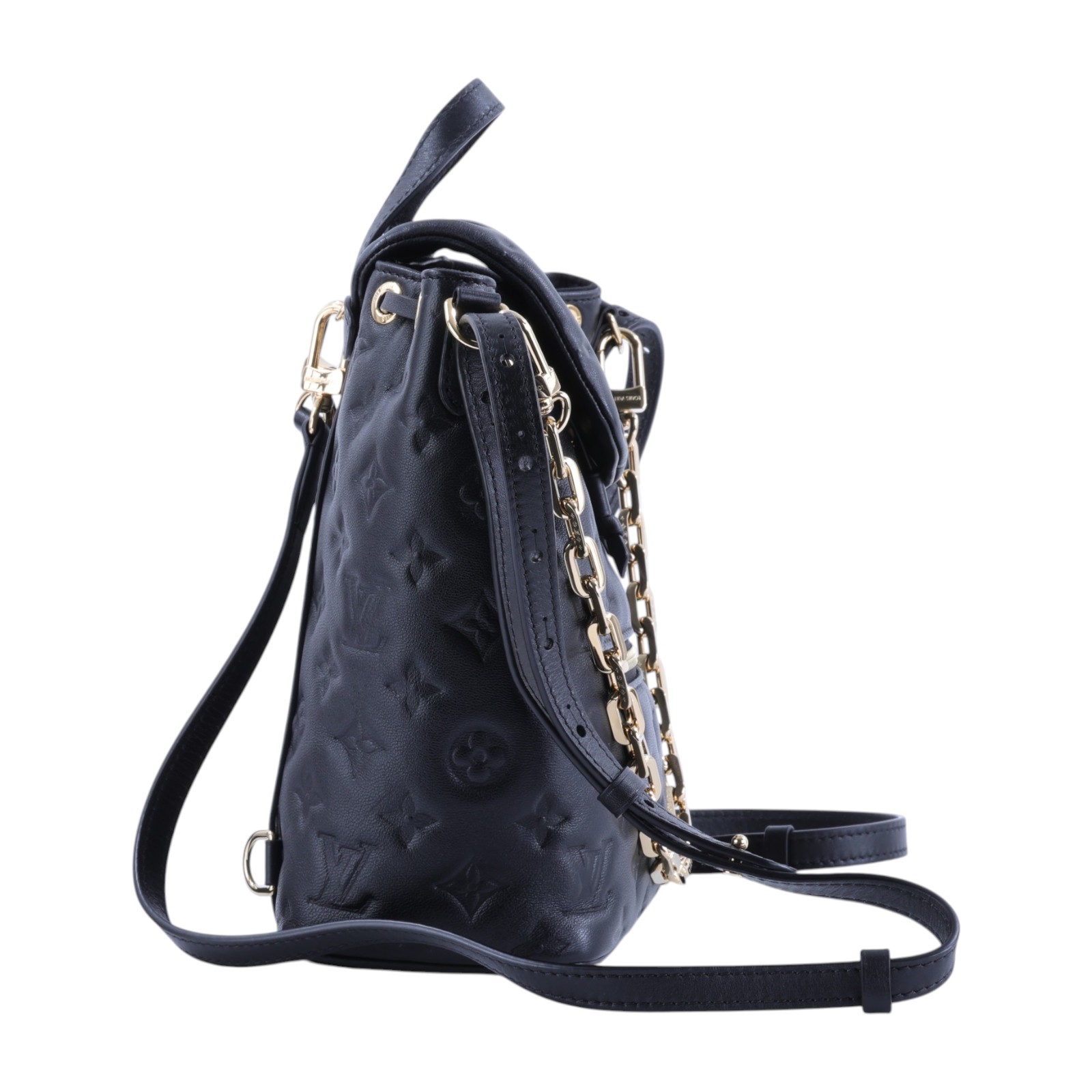 路易威登 LOUIS VUITTON Coussin Backpack PM 雙肩後背包 中型 M13357 晶片款  防塵袋/背帶/鍊帶/鎖組/購買證明
