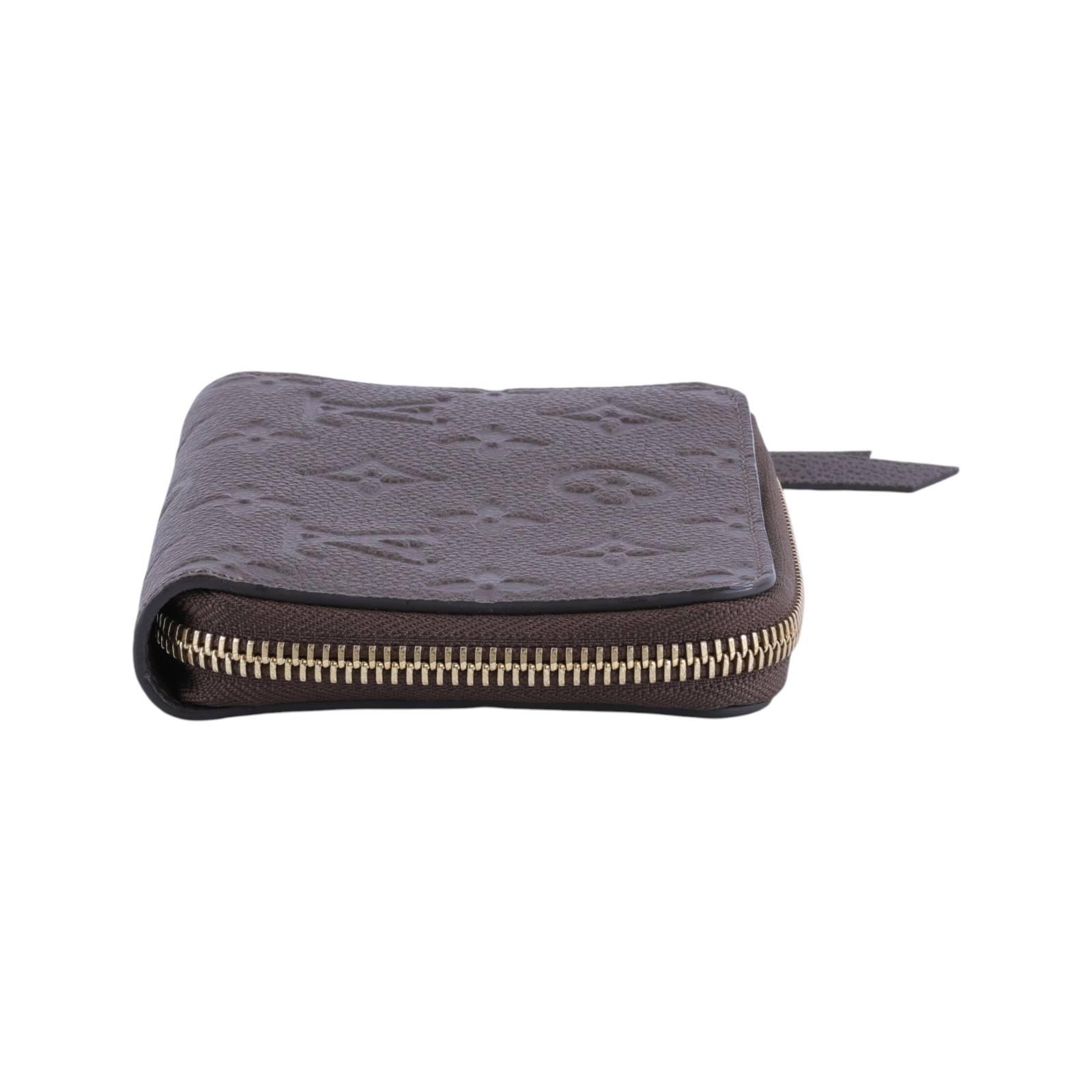 路易威登 LOUIS VUITTON Secret Compact 錢包 短夾 M93431 棕壓紋原花拉鍊短夾 原廠盒子/防塵袋