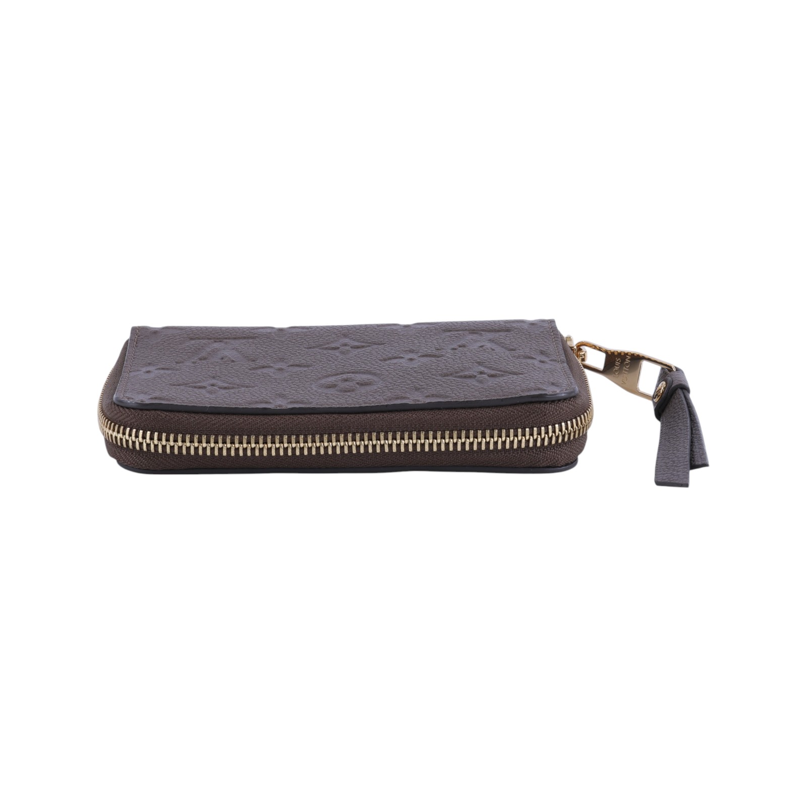 路易威登 LOUIS VUITTON Secret Compact 錢包 短夾 M93431 棕壓紋原花拉鍊短夾 原廠盒子/防塵袋