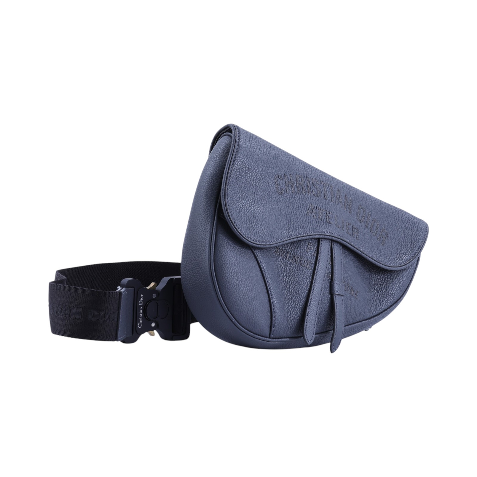 迪奧 CHRISTIAN DIOR Saddle 馬鞍 腰包 胸包 斜背包  灰塗鴉SADDLE胸包 防塵袋/原廠盒子/保證卡