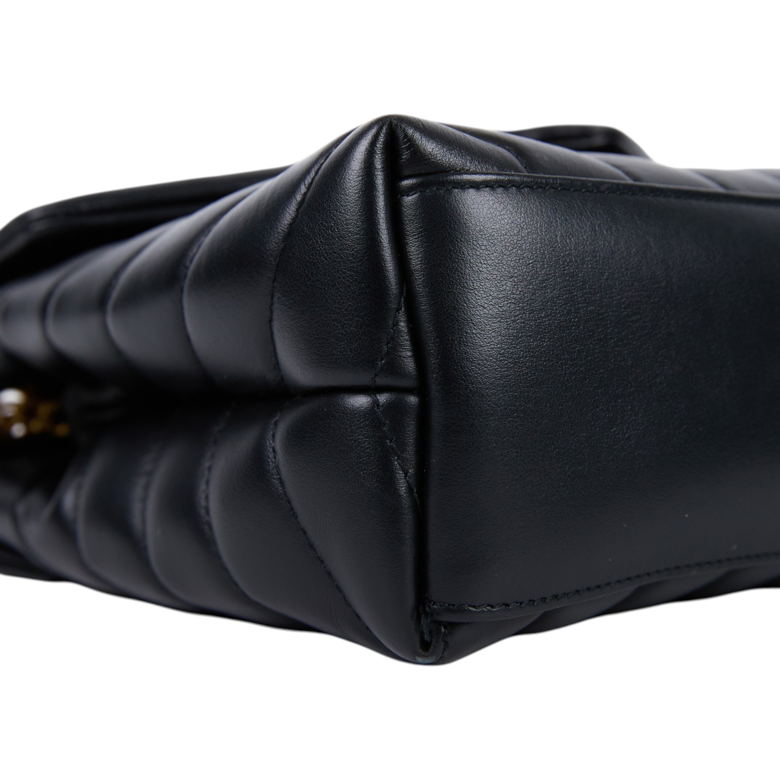 聖羅蘭 YSL SAINT LAURENT Loulou 絎縫 小牛皮 TOY 小型 手袋  肩背 斜背包 金色五金 494699DV727  無附屬品