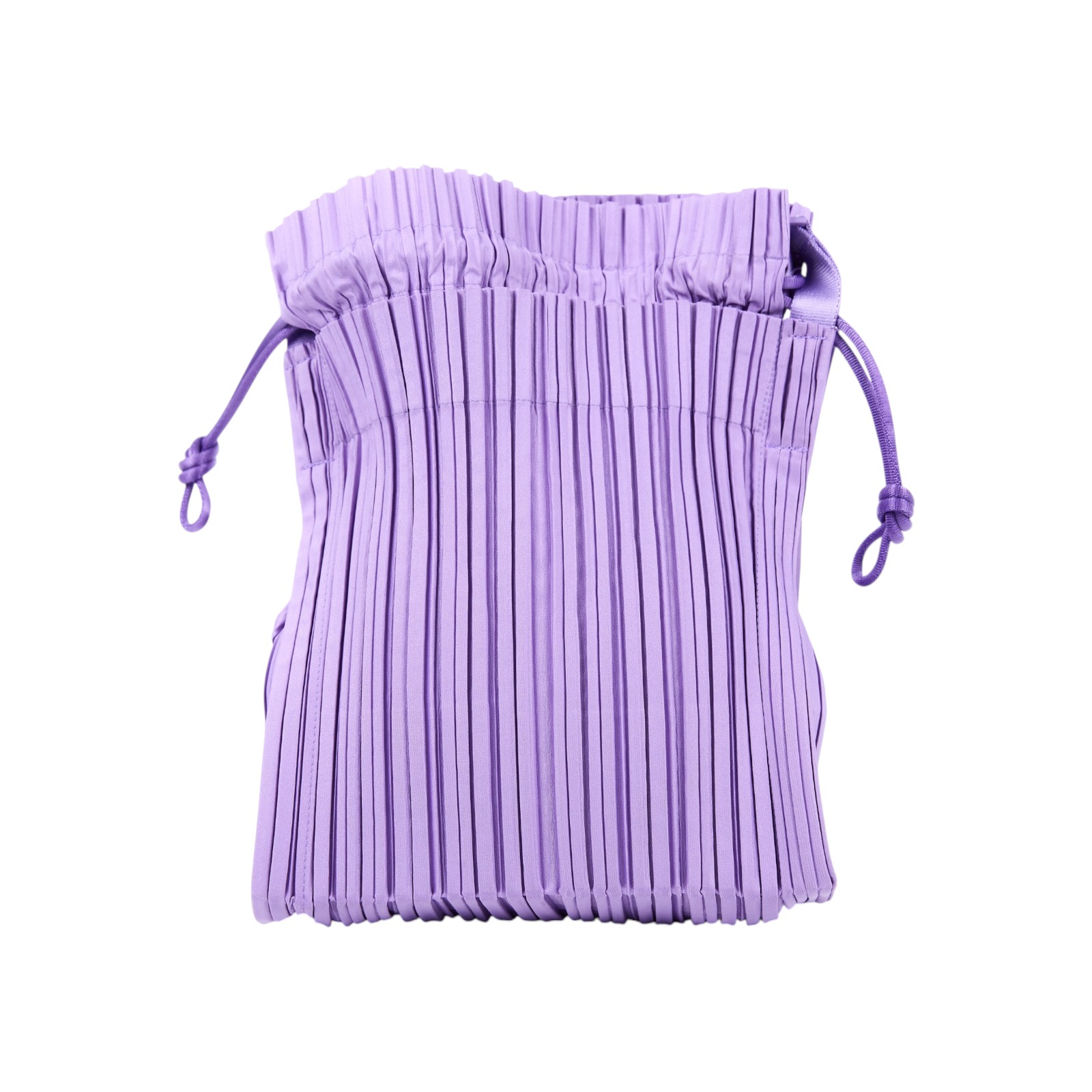 三宅一生 PLEATS PLEASE Issey Miyake SQUARE PLEATS 斜背包  淺紫皺褶包 無附屬品