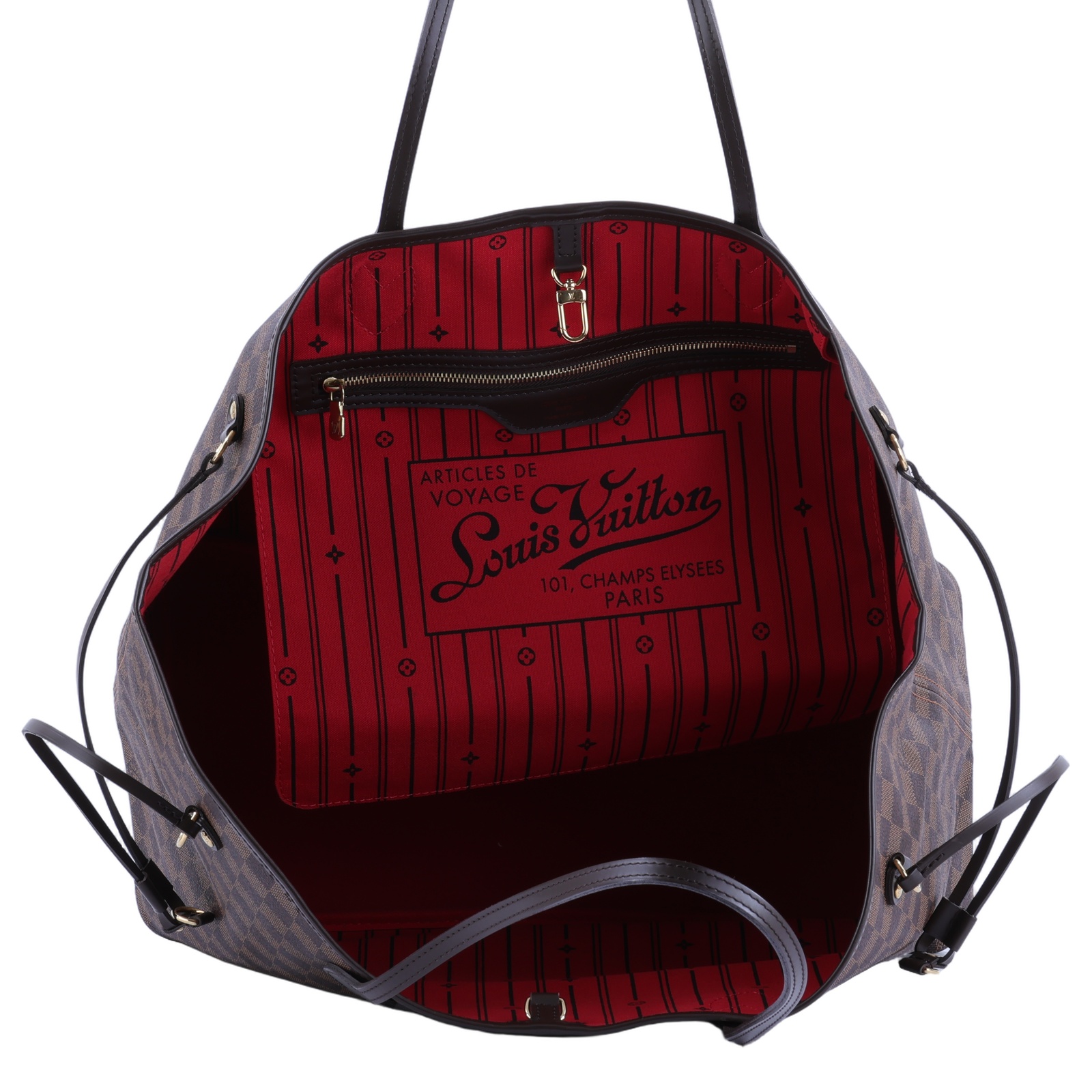 路易威登 LOUIS VUITTON 棕棋盤 Neverfull GM 托特包 N41357 棕棋盤格NEVERFULL GM 舊款 防塵袋