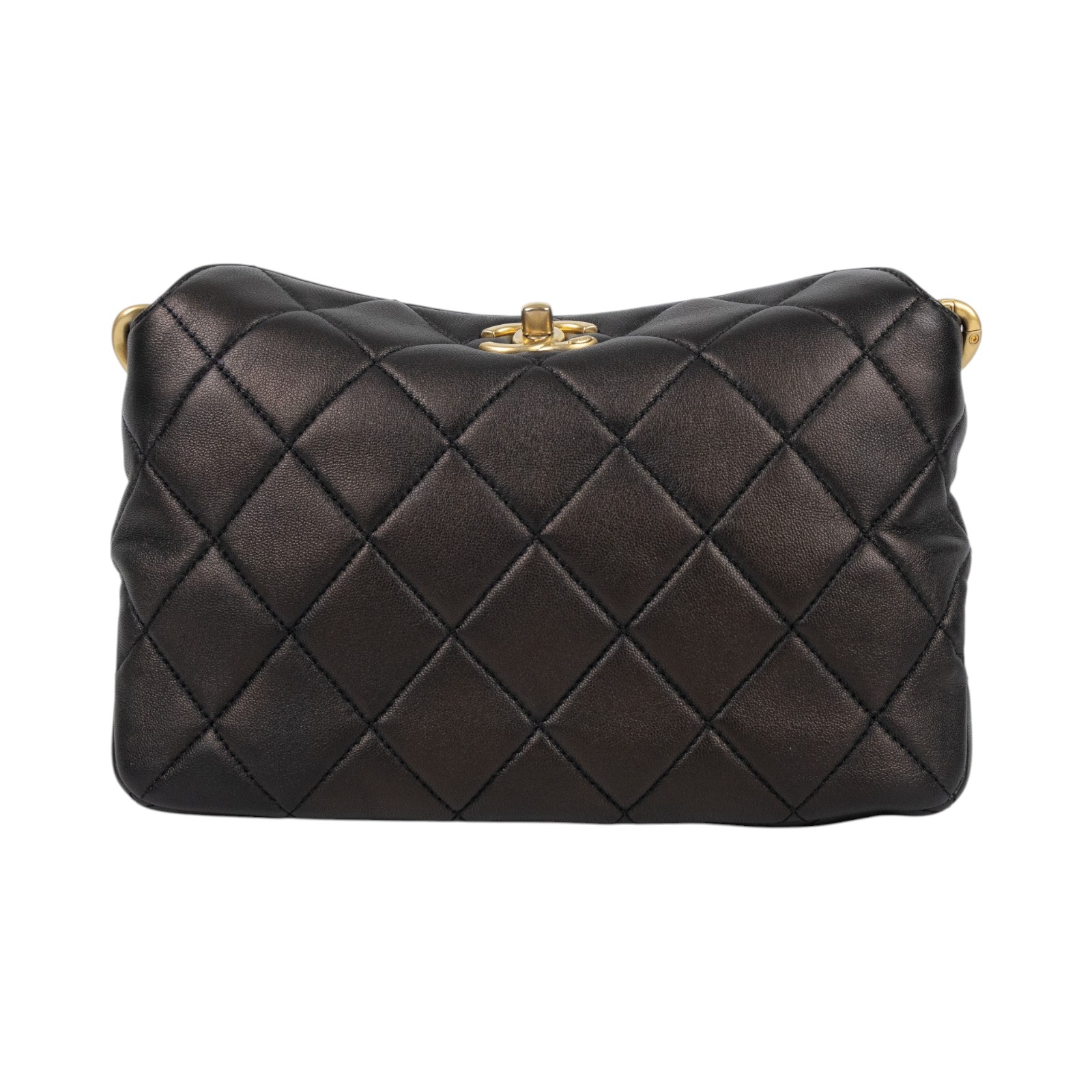 香奈兒 CHANEL CC LOGO 手提包 肩背包 AS4172 黑金羊流蘇HOBO 防塵袋