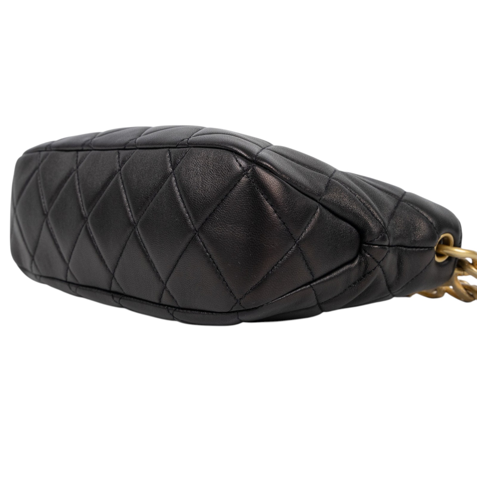 香奈兒 CHANEL CC LOGO 手提包 肩背包 AS4172 黑金羊流蘇HOBO 防塵袋