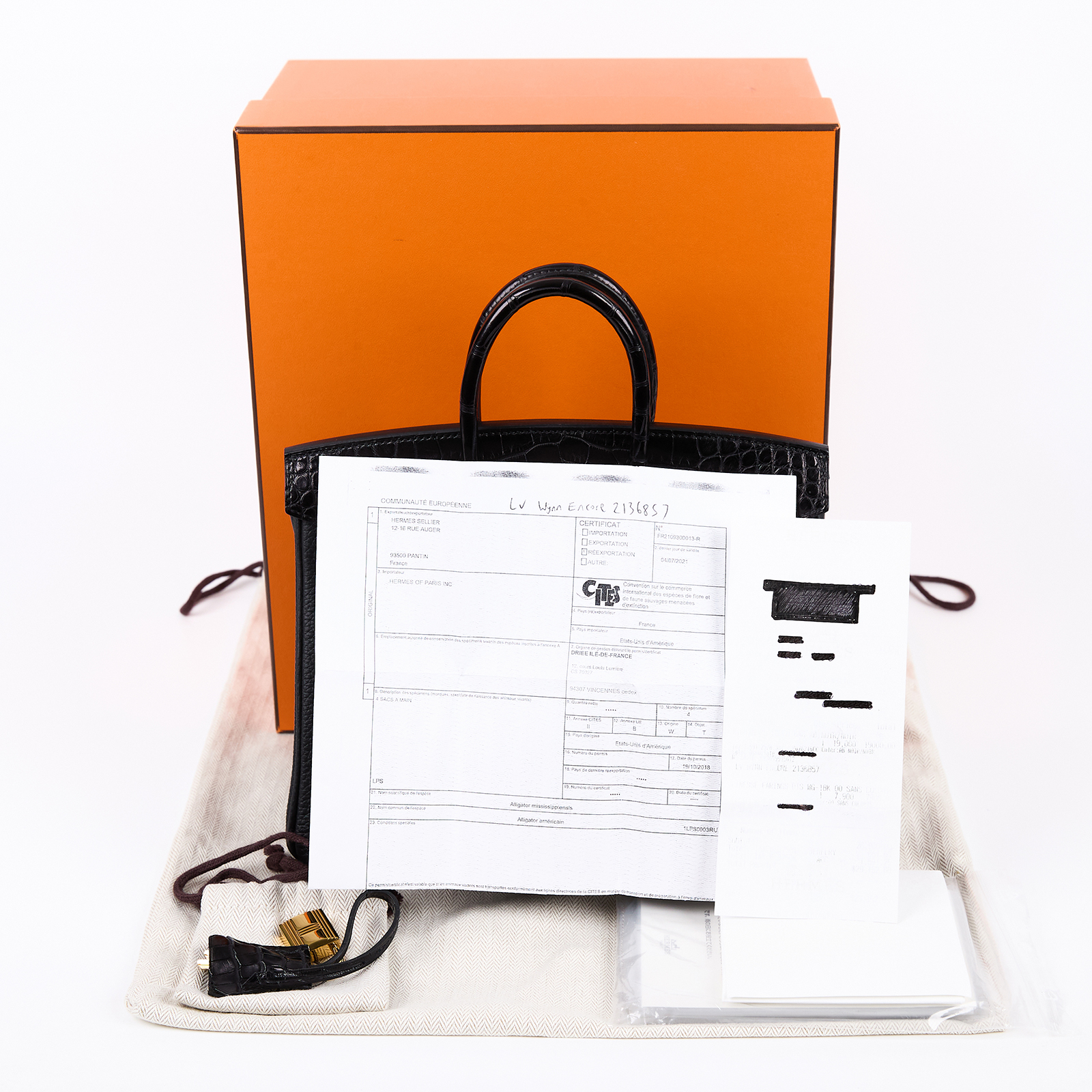 愛馬仕 Hermes Birkin Bag 柏金包 25 金色五金 黑色 H076216CCAB /Y刻  原廠盒子/防塵袋/鎖組/瀕臨絕種野生動植物國際貿易公約/購買證明/雨衣