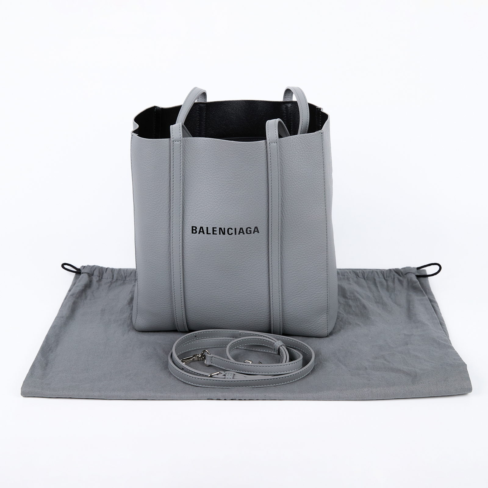 巴黎世家 BALENCIAGA Everyday 托特包 551810D6W2N 灰EVERYDAY TOTE XS 防塵袋/背帶