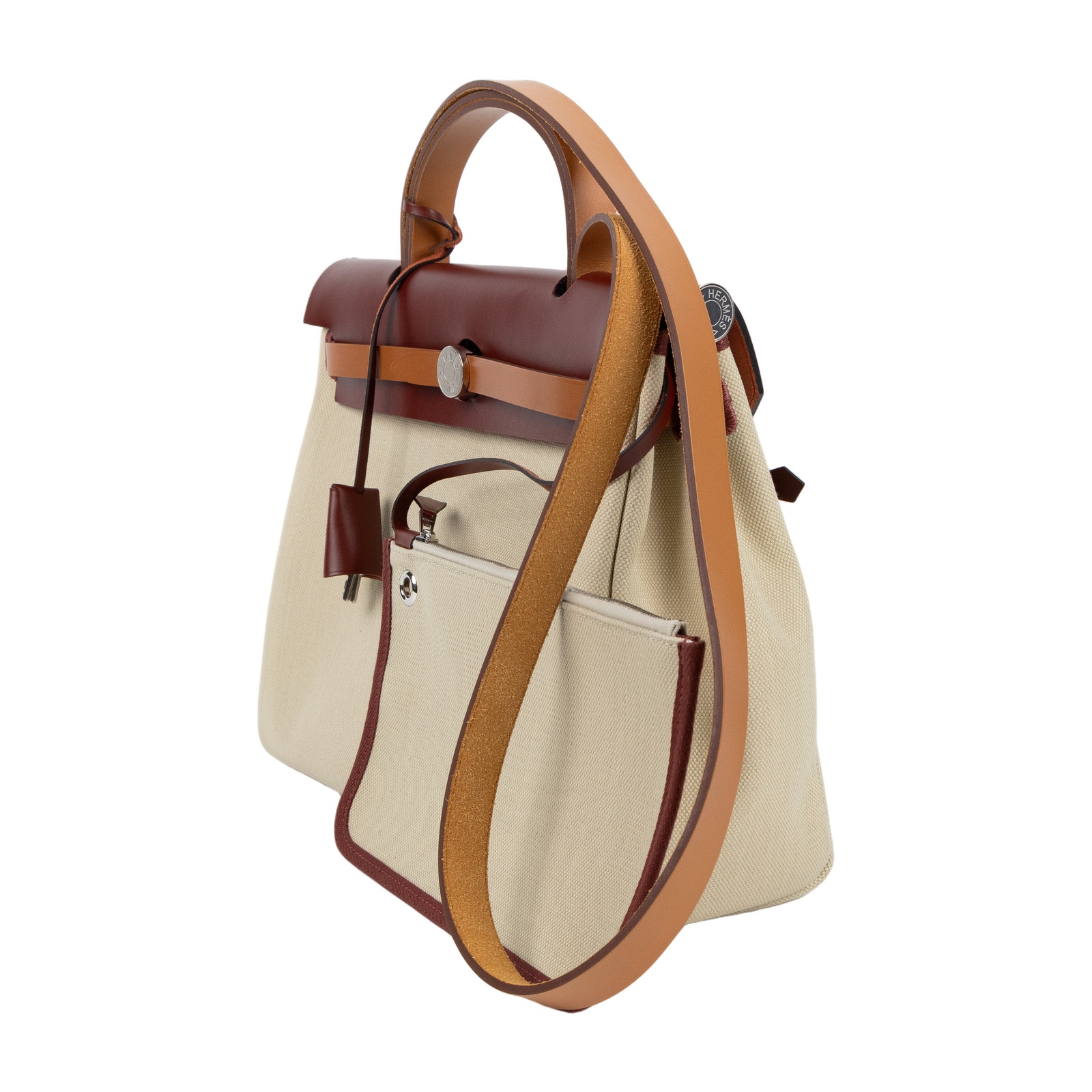愛馬仕 Hermes Herbag Zip 31 HER31 UMN003KD U刻紅棕帆布HERBAG31 原廠盒子/防塵袋/鎖組/內袋