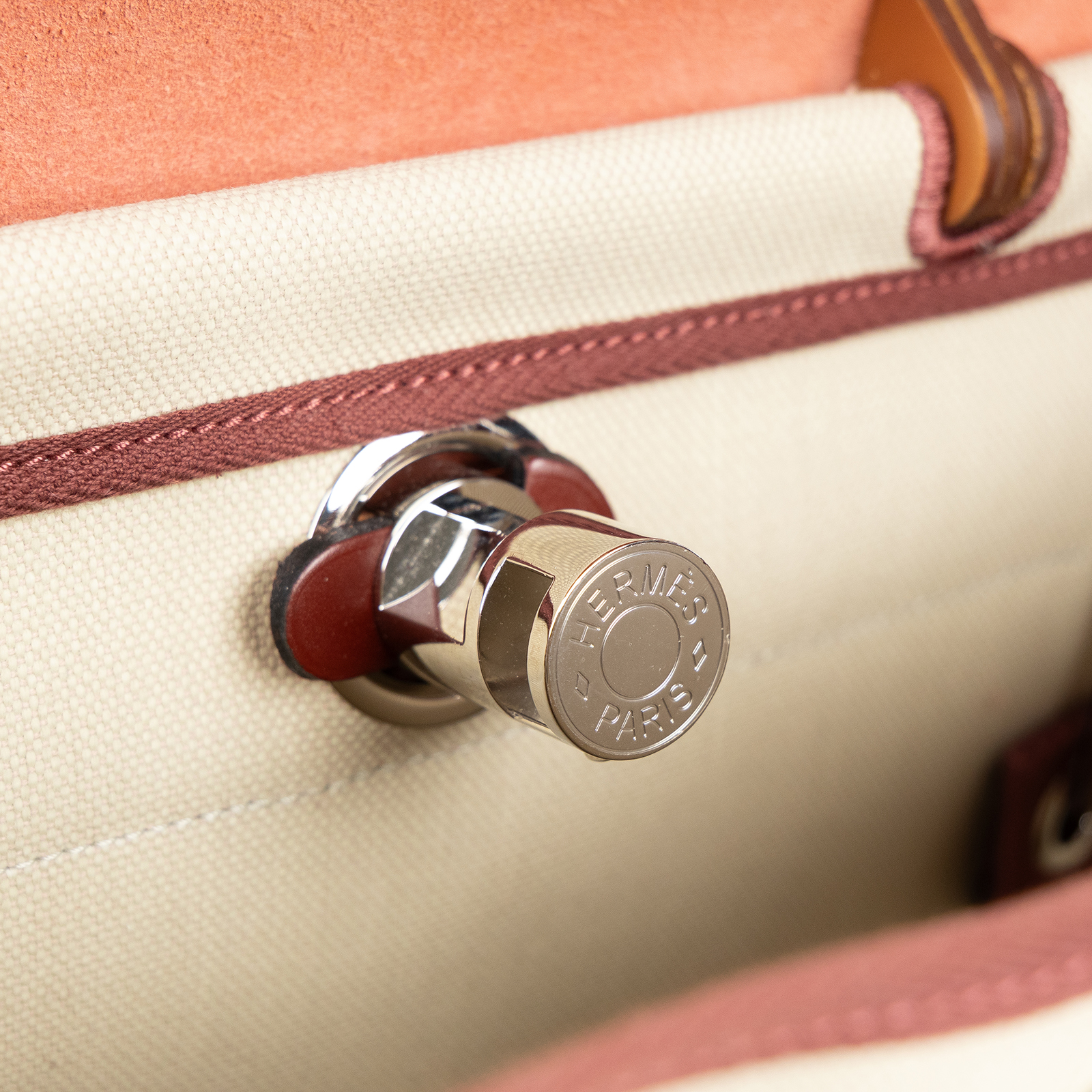 愛馬仕 Hermes Herbag Zip 31 HER31 UMN003KD U刻紅棕帆布HERBAG31 原廠盒子/防塵袋/鎖組/內袋