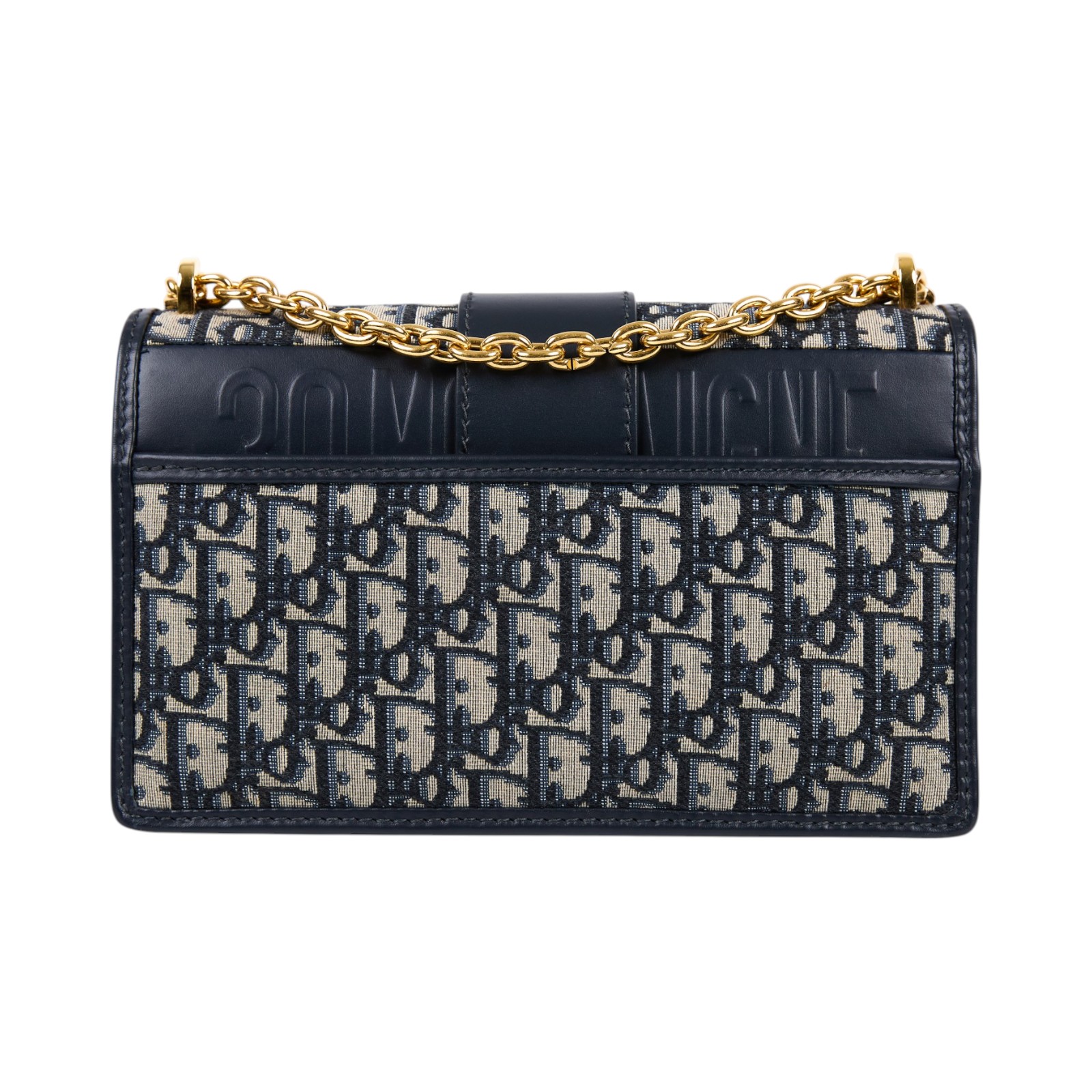 迪奧 CHRISTIAN DIOR 30 Montaigne 鏈帶 肩背手提包 M9208UTZQ 藍緹花蒙田30鏈帶包 原廠盒子/防塵袋/保證卡