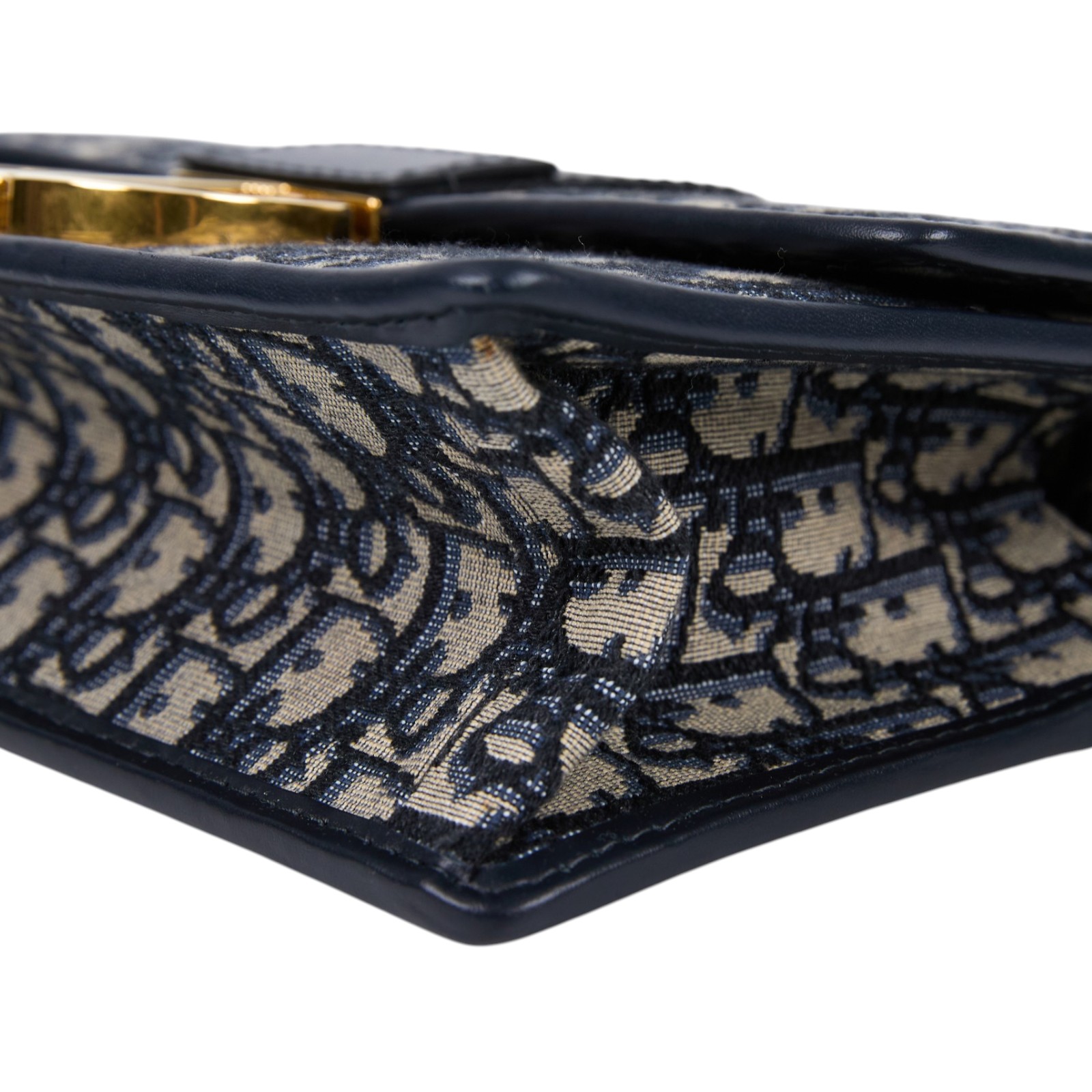 迪奧 CHRISTIAN DIOR 30 Montaigne 鏈帶 肩背手提包 M9208UTZQ 藍緹花蒙田30鏈帶包 原廠盒子/防塵袋/保證卡