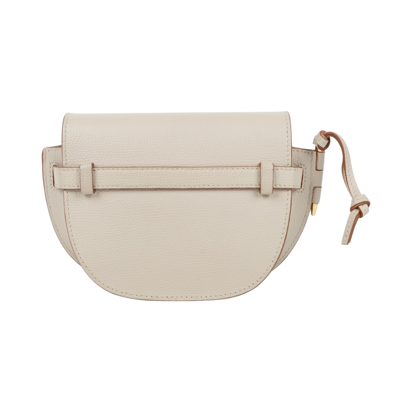 羅意威 LOEWE Mini Gate Dual bag 迷你 小牛皮 肩背包  米灰MINI GATE 防塵袋/背帶/購買證明