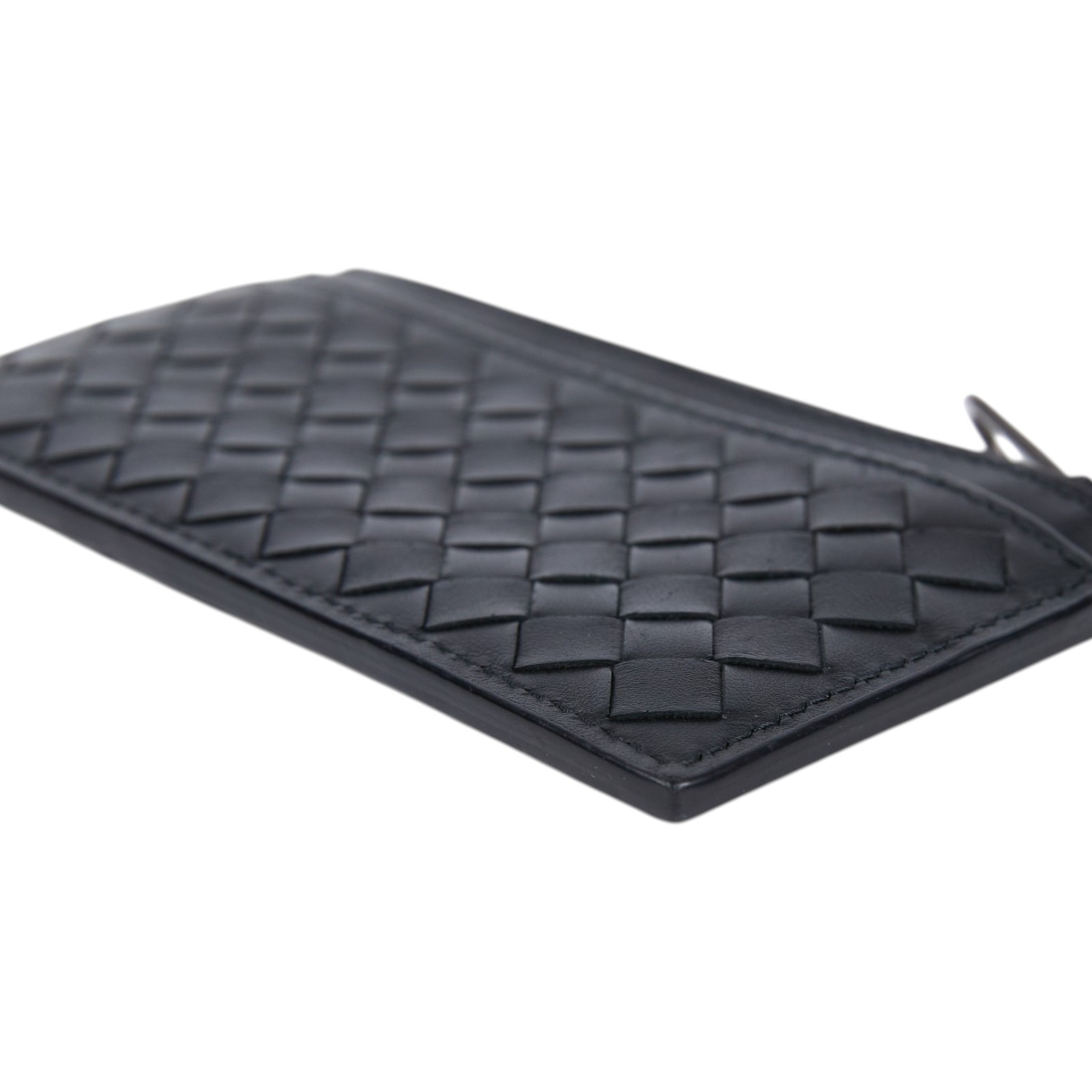 寶緹嘉 BOTTEGA VENETA Intrecciato 皮革拉鍊卡夾小錢包 566430 V47W1 1275 566430V47W1  無附屬品