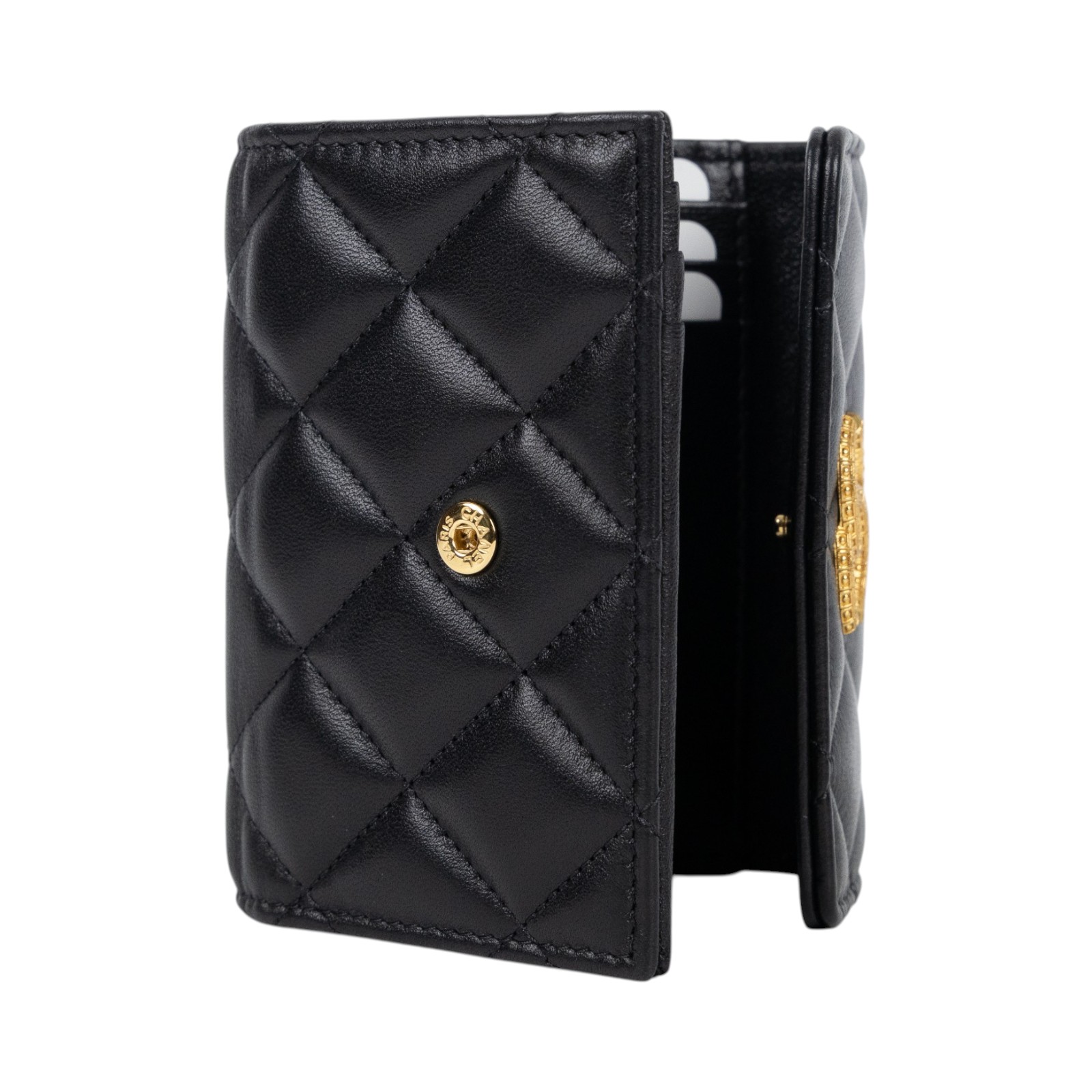 香奈兒 CHANEL 卡片夾 Card Case AP3410 B12929 晶片款 黑金雙C短夾 原廠盒子/防塵袋/購買證明影本