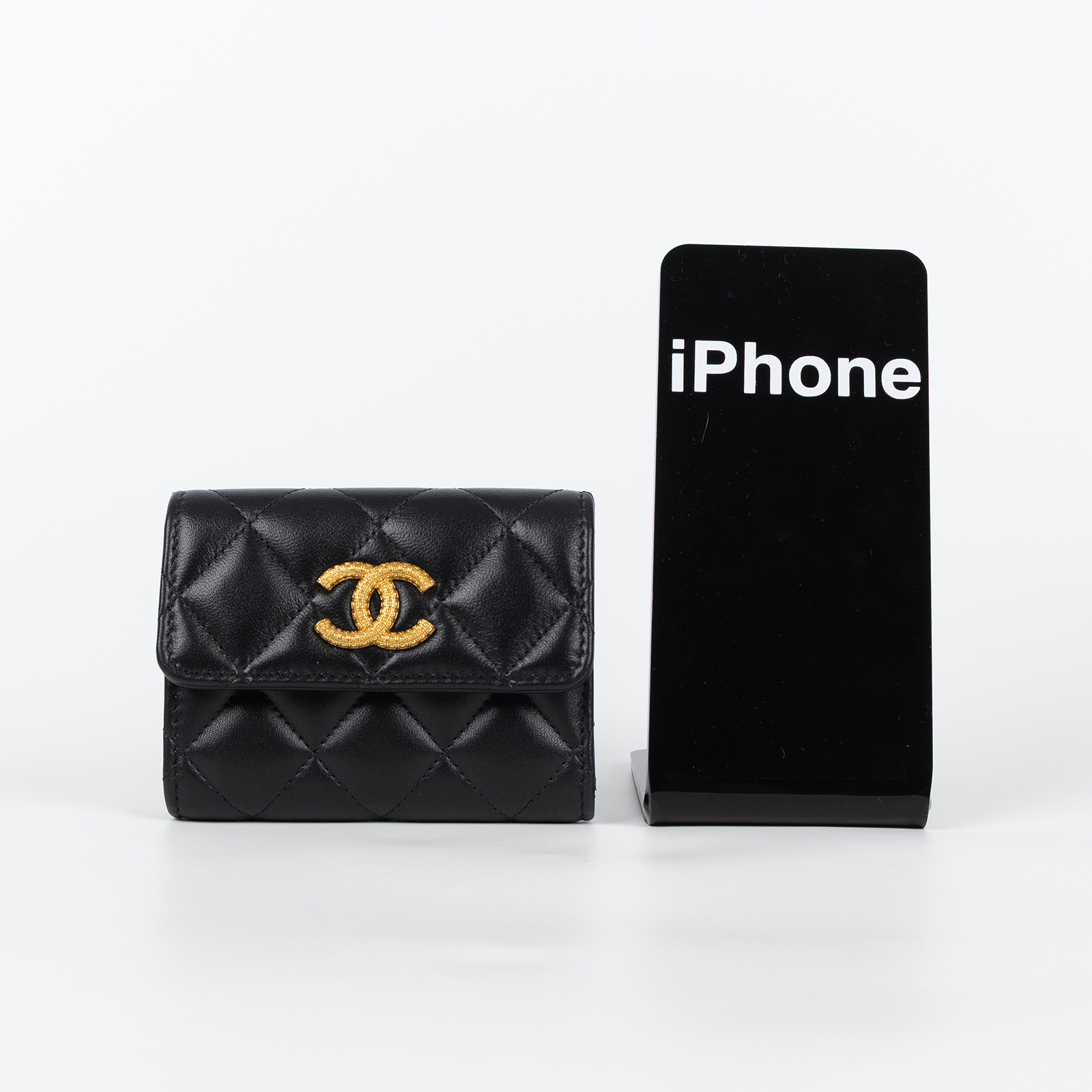 香奈兒 CHANEL 卡片夾 Card Case AP3410 B12929 晶片款 黑金雙C短夾 原廠盒子/防塵袋/購買證明影本