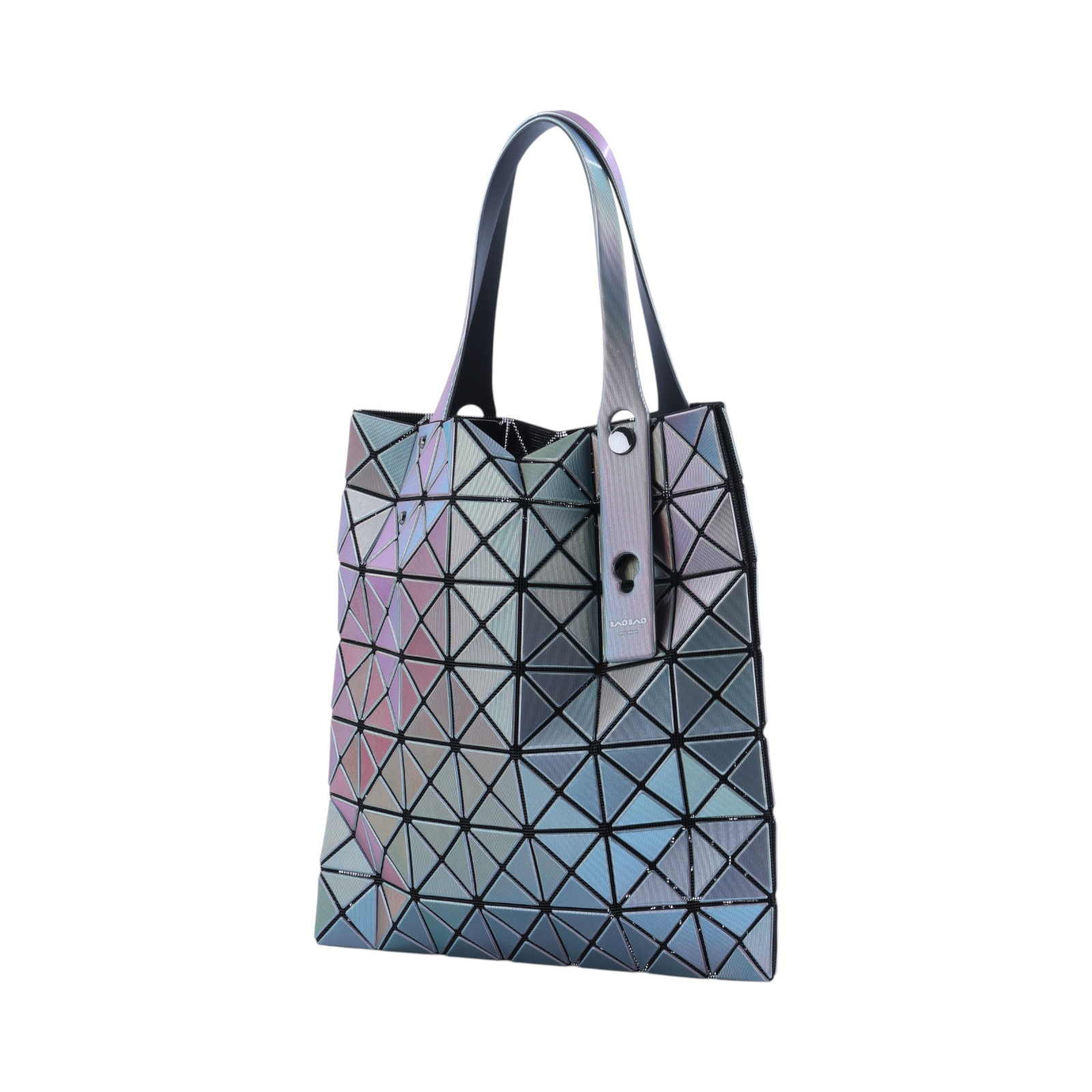 三宅一生 ISSEY MIYAKE BAOBAO 亮面炫彩幾何 7X7 手提托特包  炫彩幾何托特包7X7 防塵袋