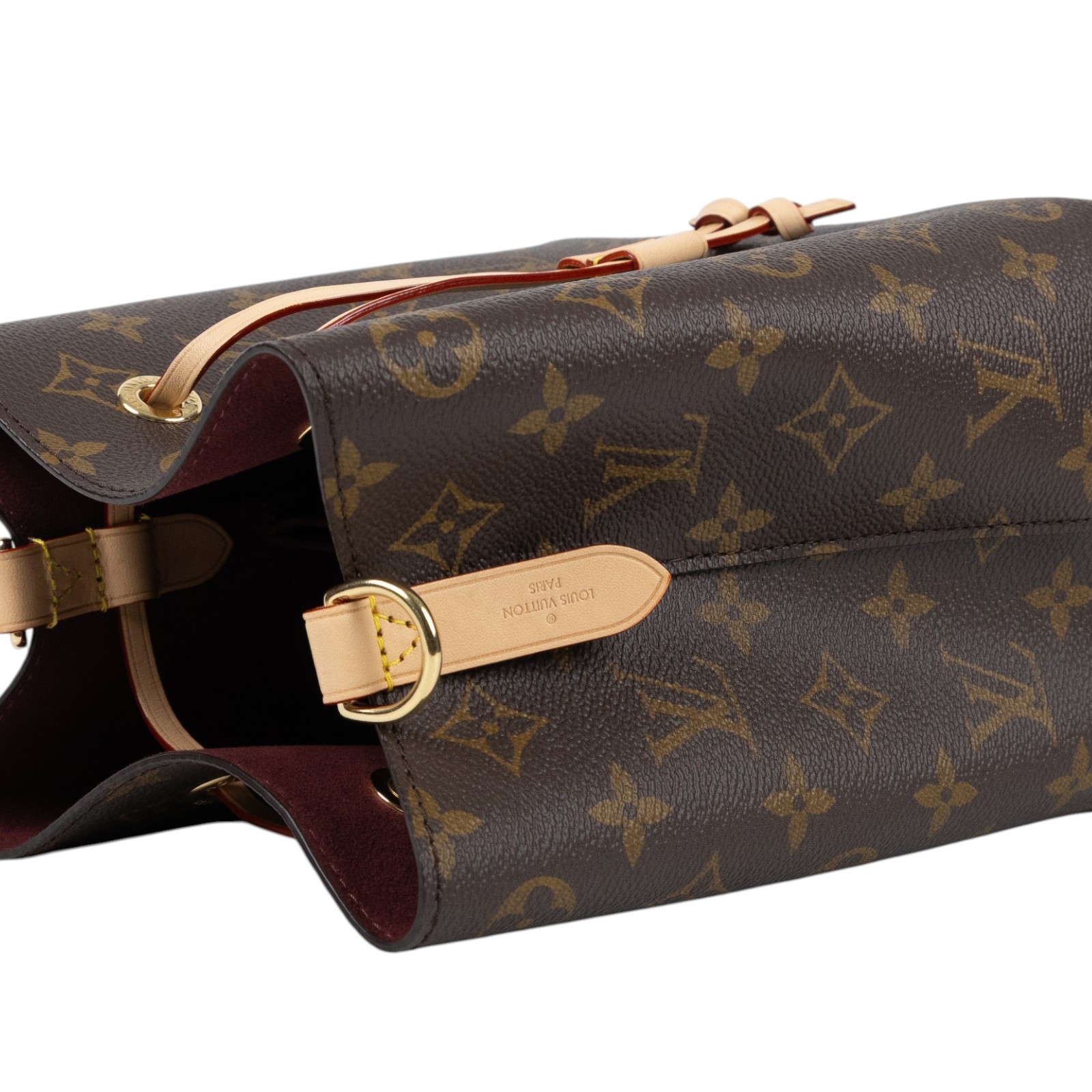 路易威登 LOUIS VUITTON Néonoé BB 經典帆布 束口水桶包 M46581 晶片款 原花Néonoé BB 原廠盒子/防塵袋/背帶2