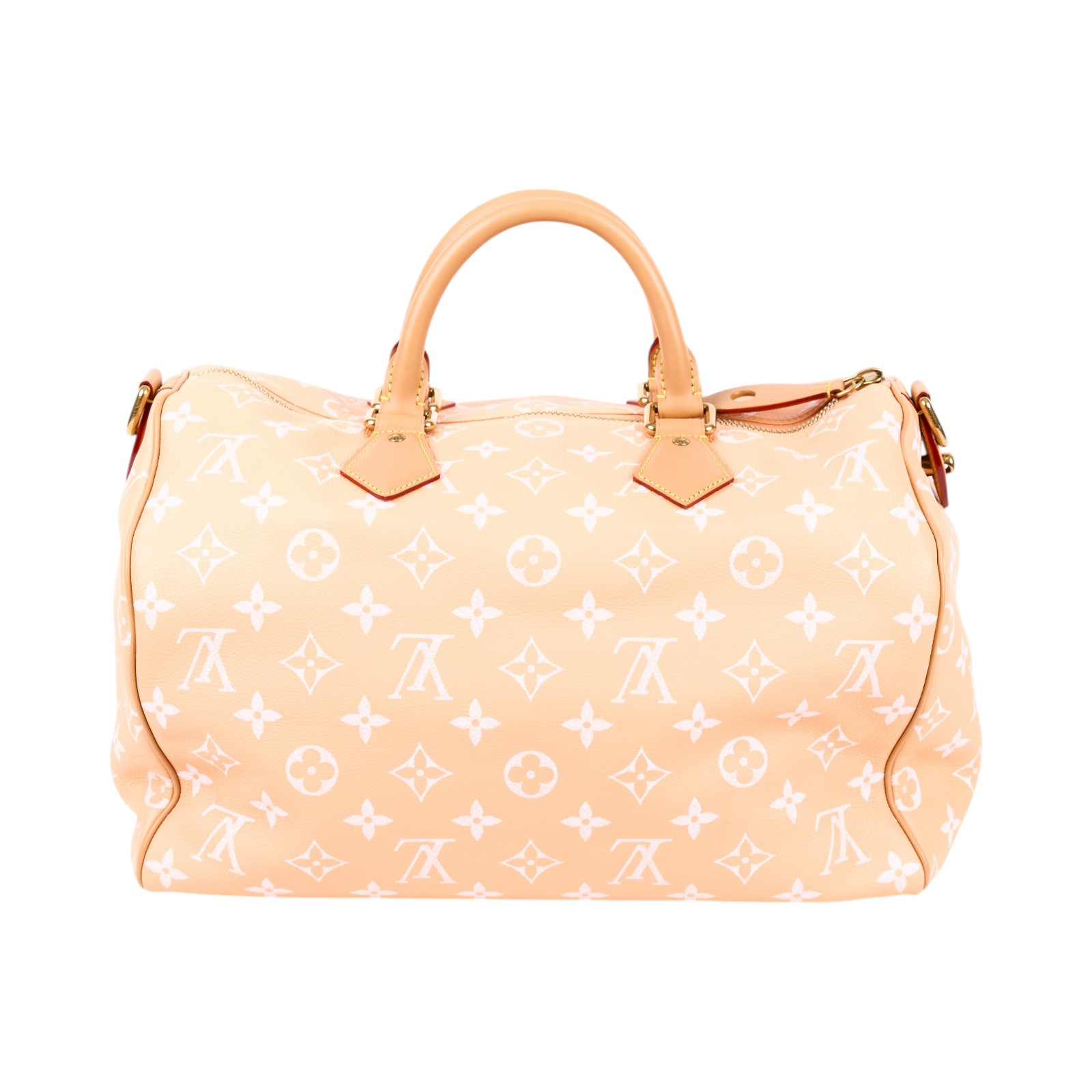 路易威登 LOUIS VUITTON Speedy P9 Bandoulière 40 波士頓包 手提包 Summer Peach M13919 晶片款  防塵袋/鎖組/背帶