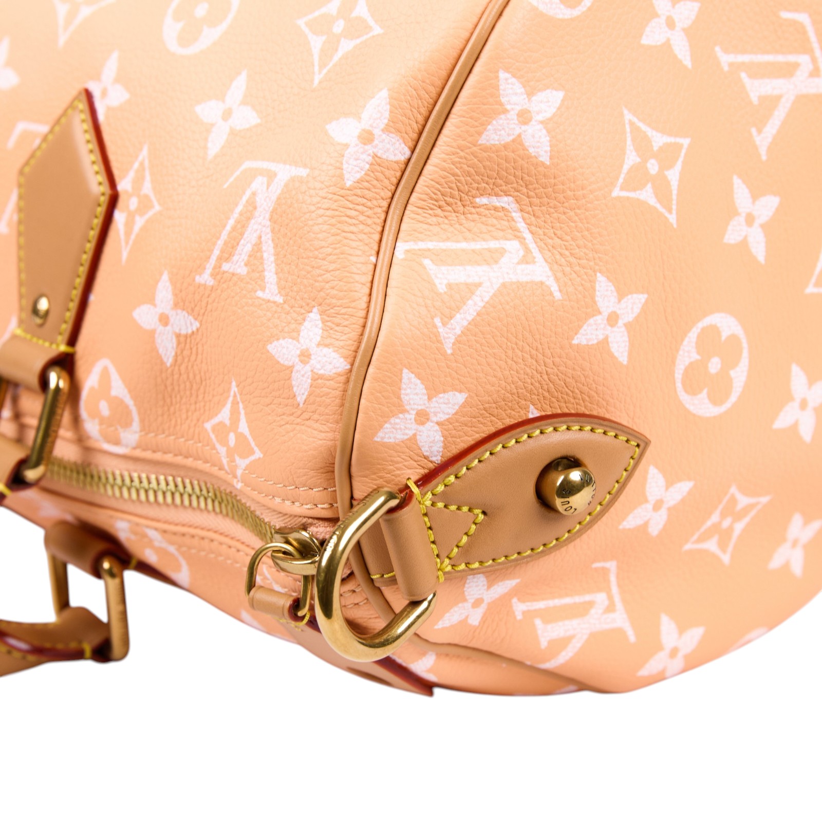 路易威登 LOUIS VUITTON Speedy P9 Bandoulière 40 波士頓包 手提包 Summer Peach M13919 晶片款  防塵袋/鎖組/背帶