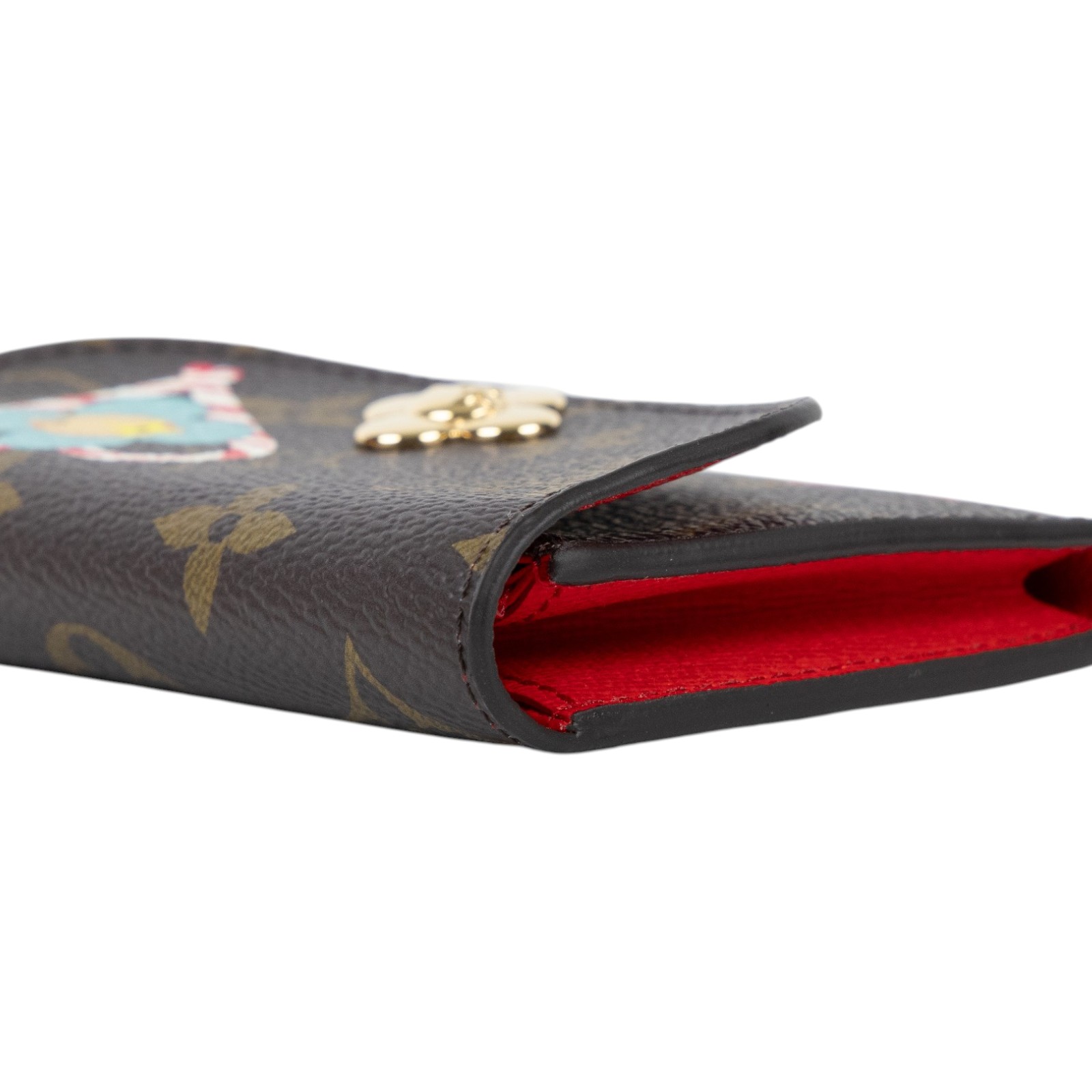 路易威登 LOUIS VUITTON Rosalie 零錢包 經典帆布 Candy Red M12220 晶片款  原廠盒子/防塵袋