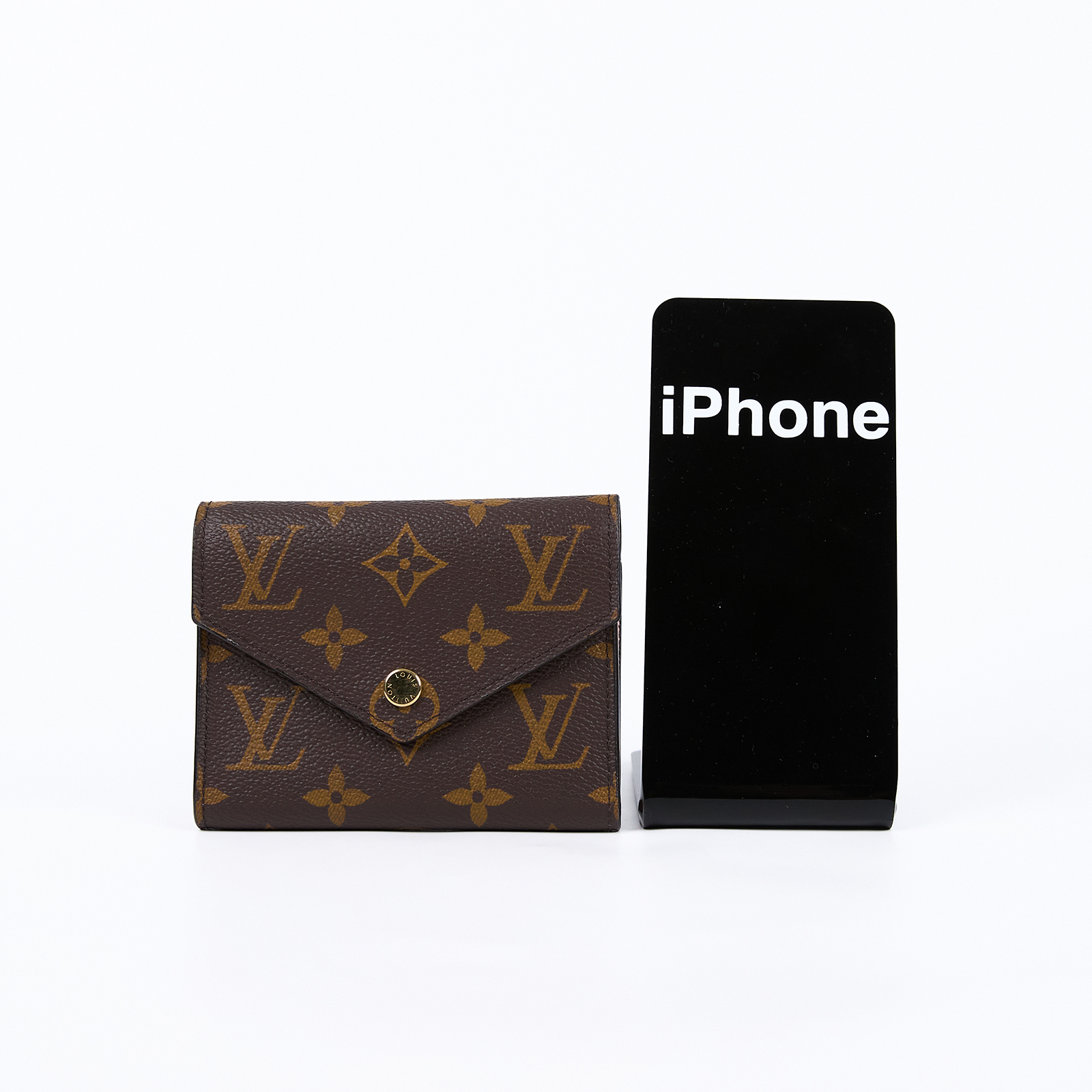 路易威登 LOUIS VUITTON Victorine 錢包 塗層帆布 芭蕾粉色 M62360 晶片款  原廠盒子/防塵袋/台灣購買證明