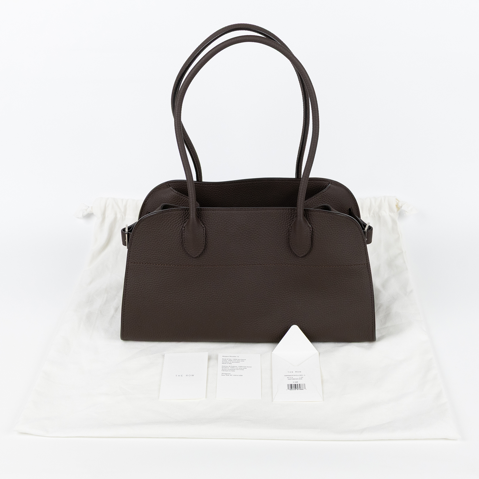 安靜奢華主義 THE ROW Margaux Shoulder 12 肩背包 W1712L133 棕MARGAUX SHOULDER12 防塵袋