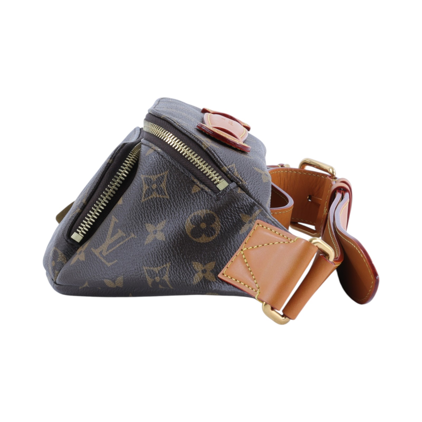 路易威登 LOUIS VUITTON Rush 腰包 經典帆布 M14019 晶片款 原花RUSH BUM腰包 無附屬品