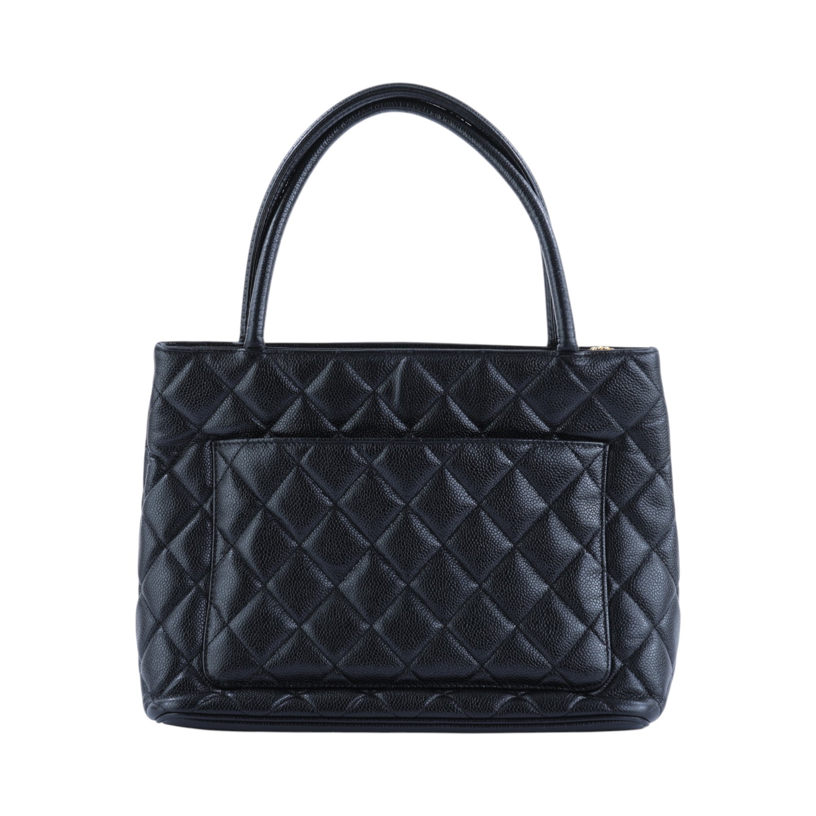 香奈兒 CHANEL 手提包 方型 銀幣包 A01804 8開黑荔枝金幣托特包 無附屬品