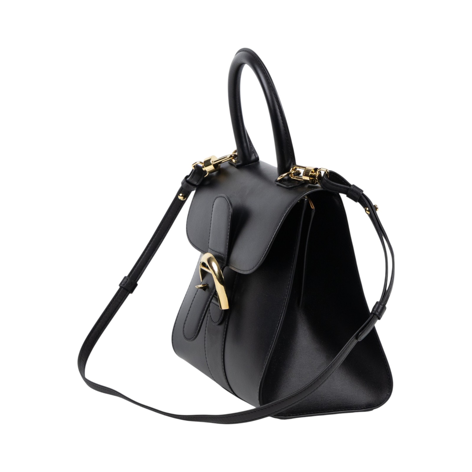 德爾沃 DELVAUX  Brillant 手提包  黑BRILLANT 防塵袋/背帶