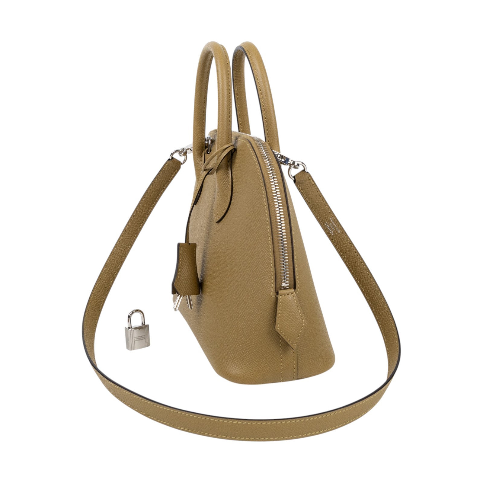 愛馬仕 Hermes Bolide Bag  1923 柏莉包 25 銀色五金 沙丘色 H082798CK2D GIT649GT  防塵袋/鎖組/背帶